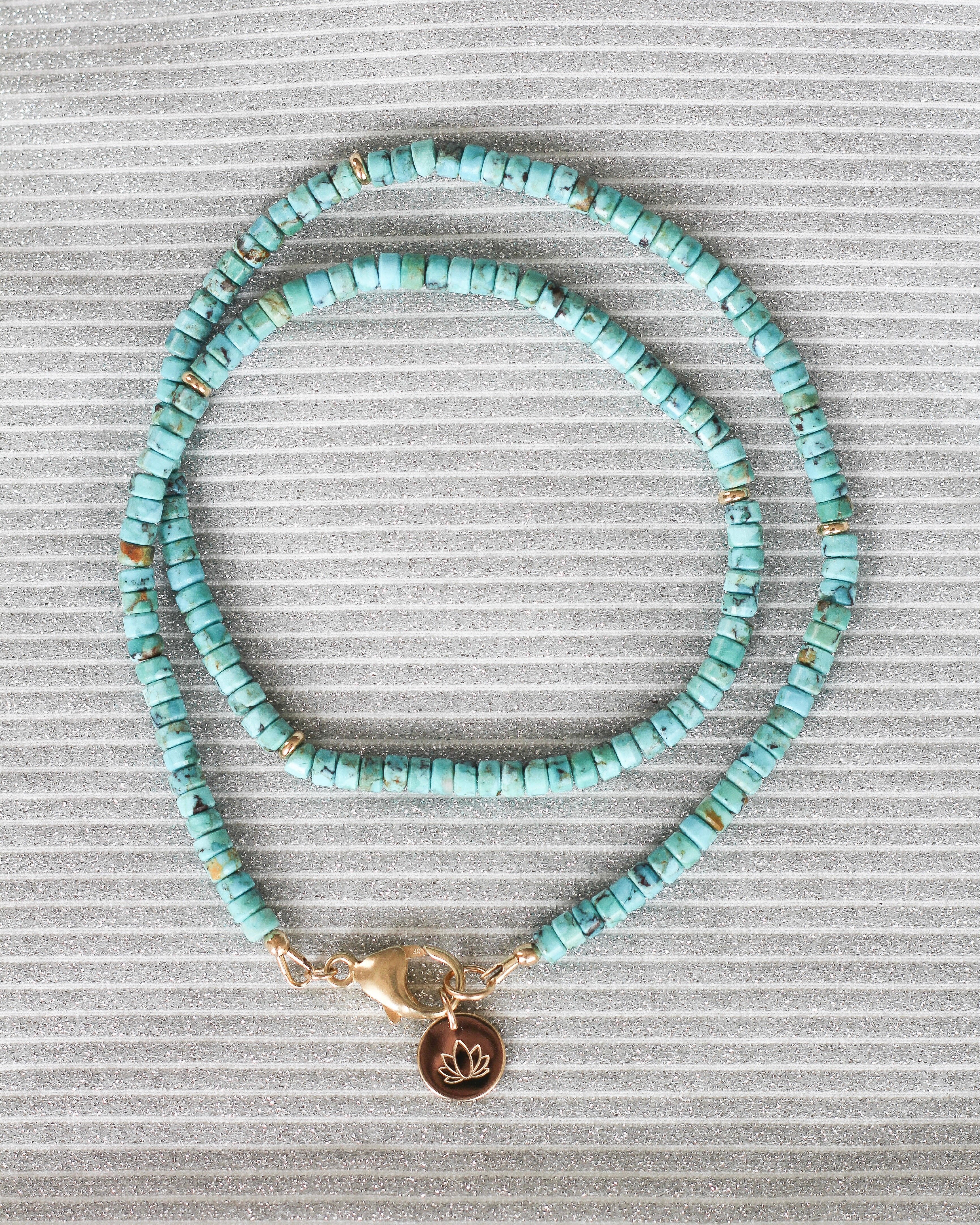 Serenity Heishi Necklace | Turquoise