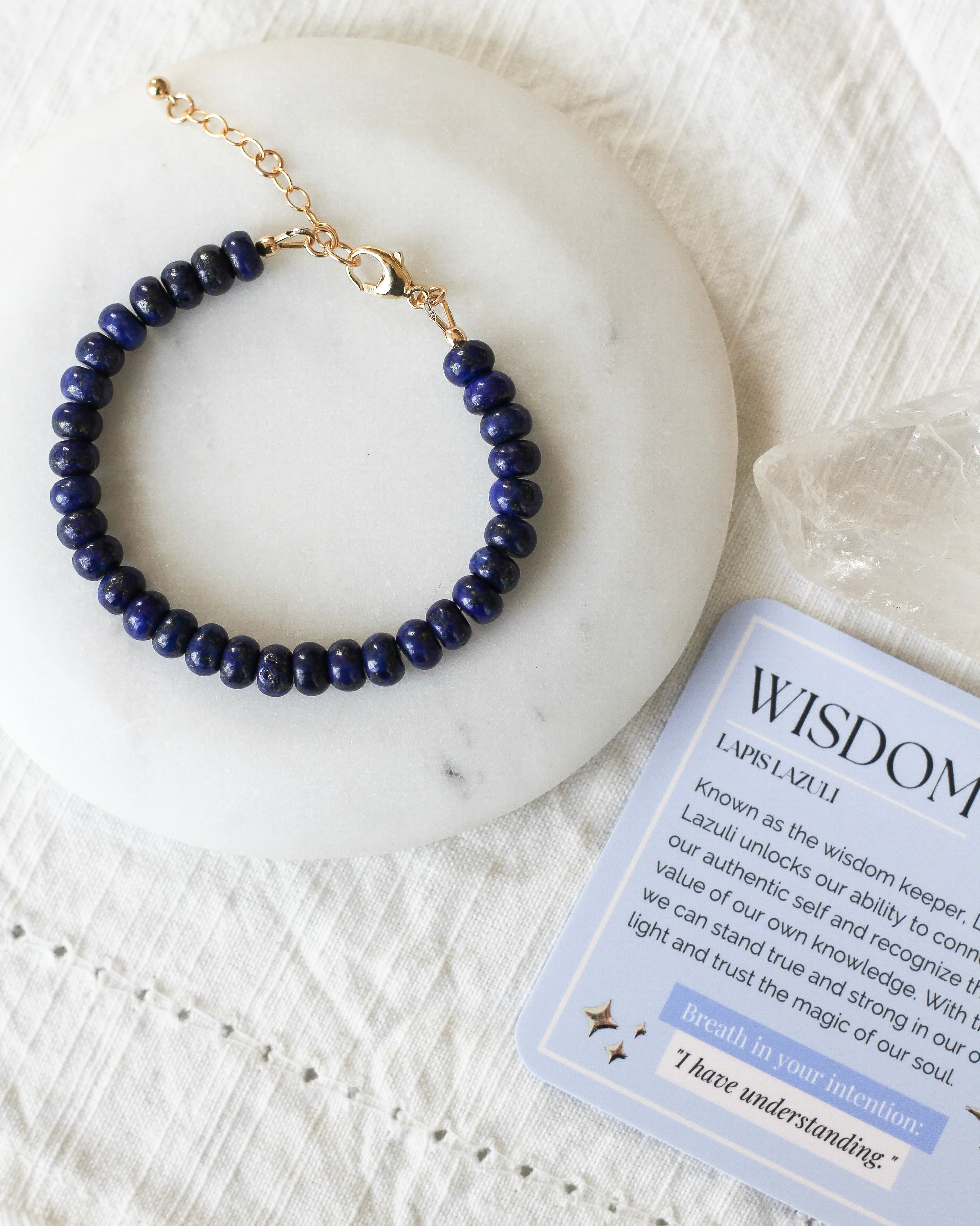 Wisdom Gemmy Bracelet | Lapis Lazuli