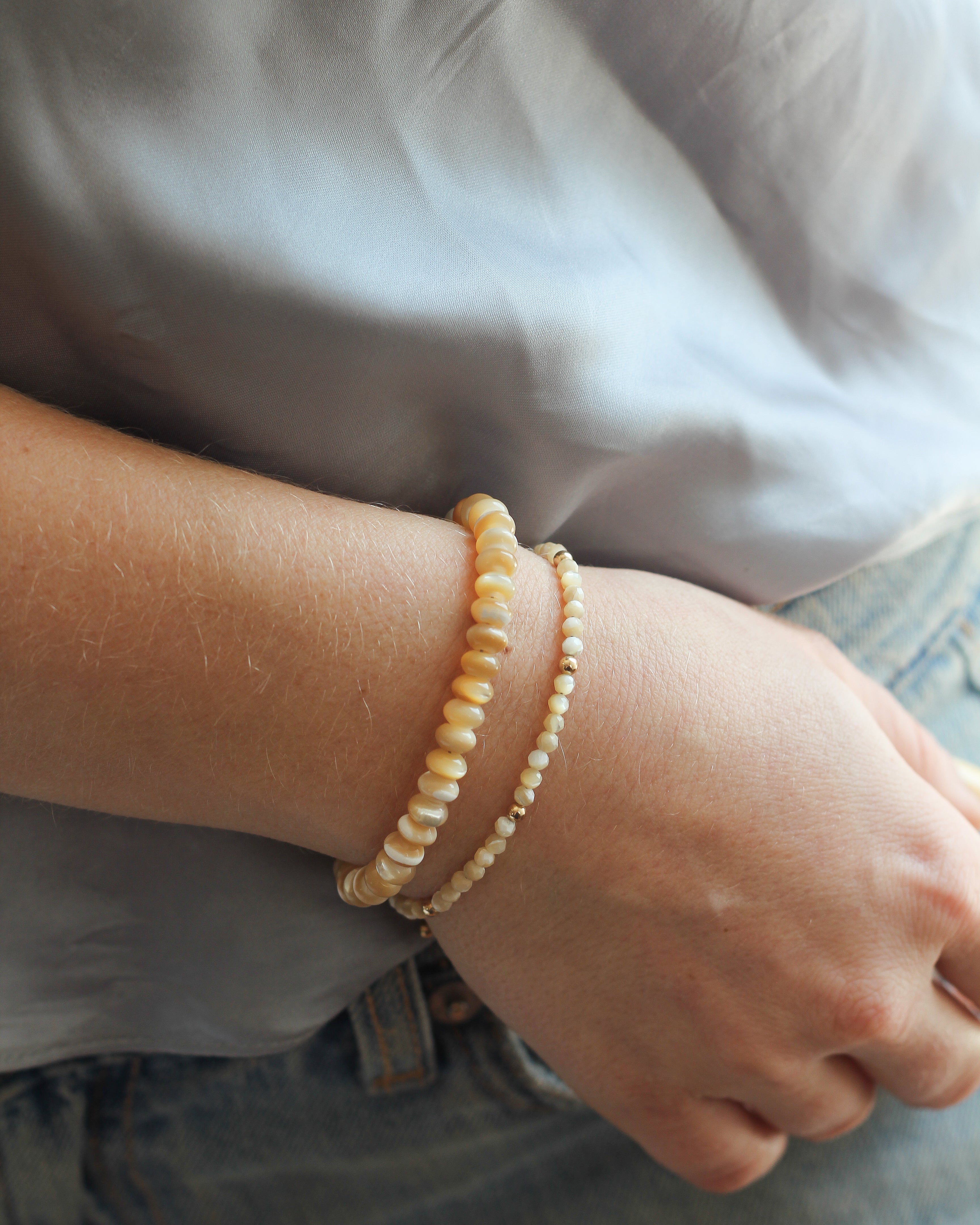 Solace Intention Bracelet | Mother of Pearl