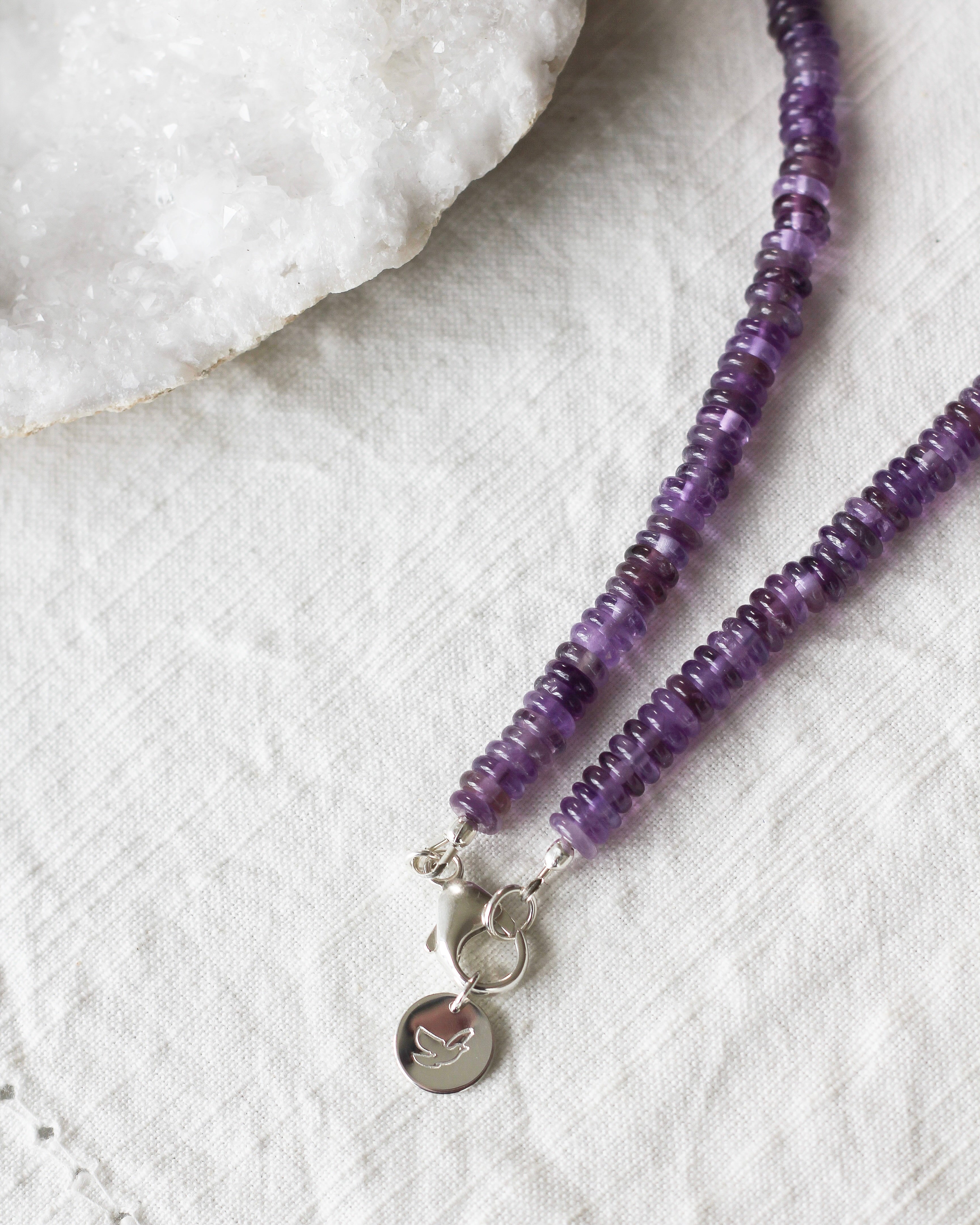 Peace Gemmy Necklace | Amethyst