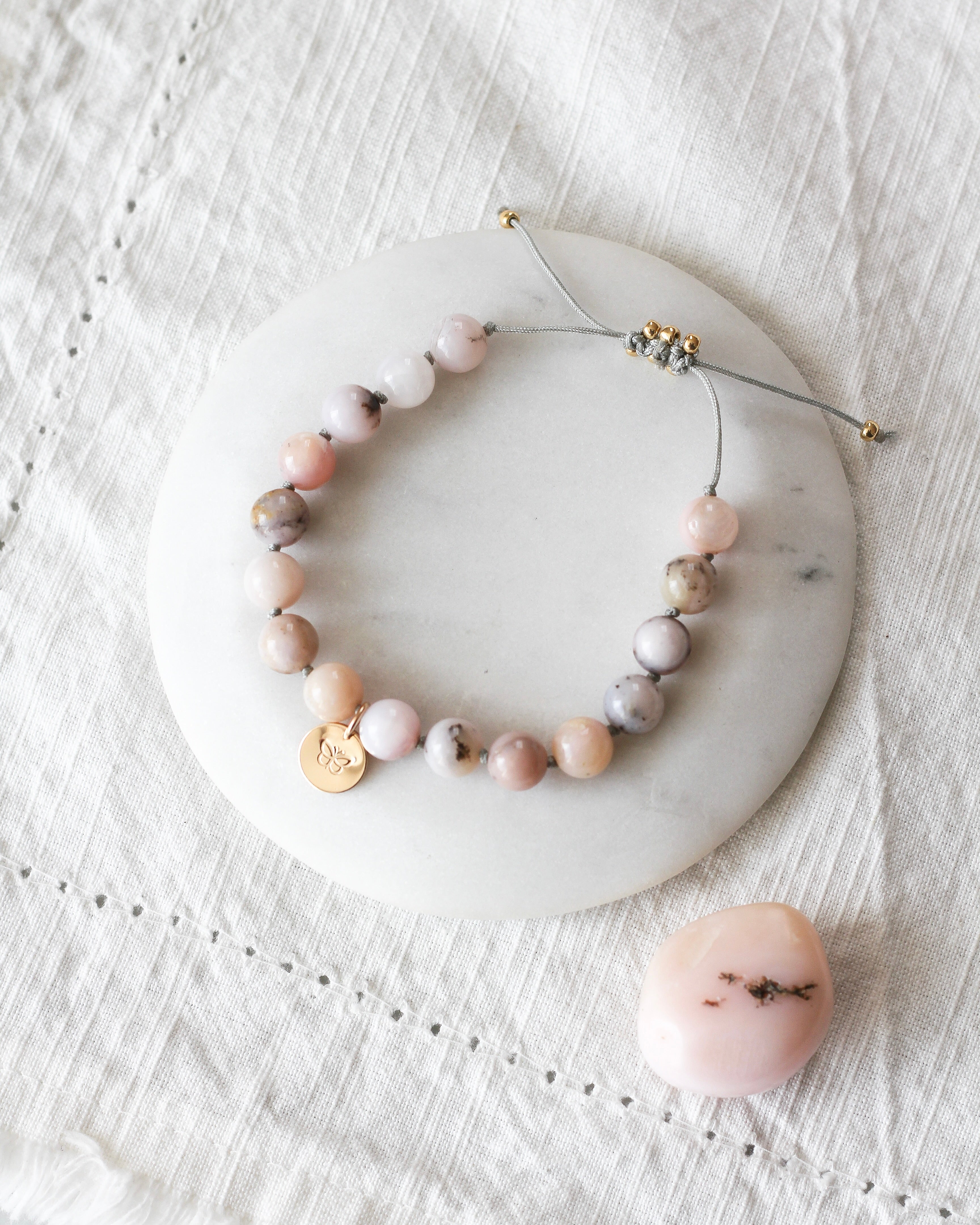 Restore Mala Bracelet | Pink Opal