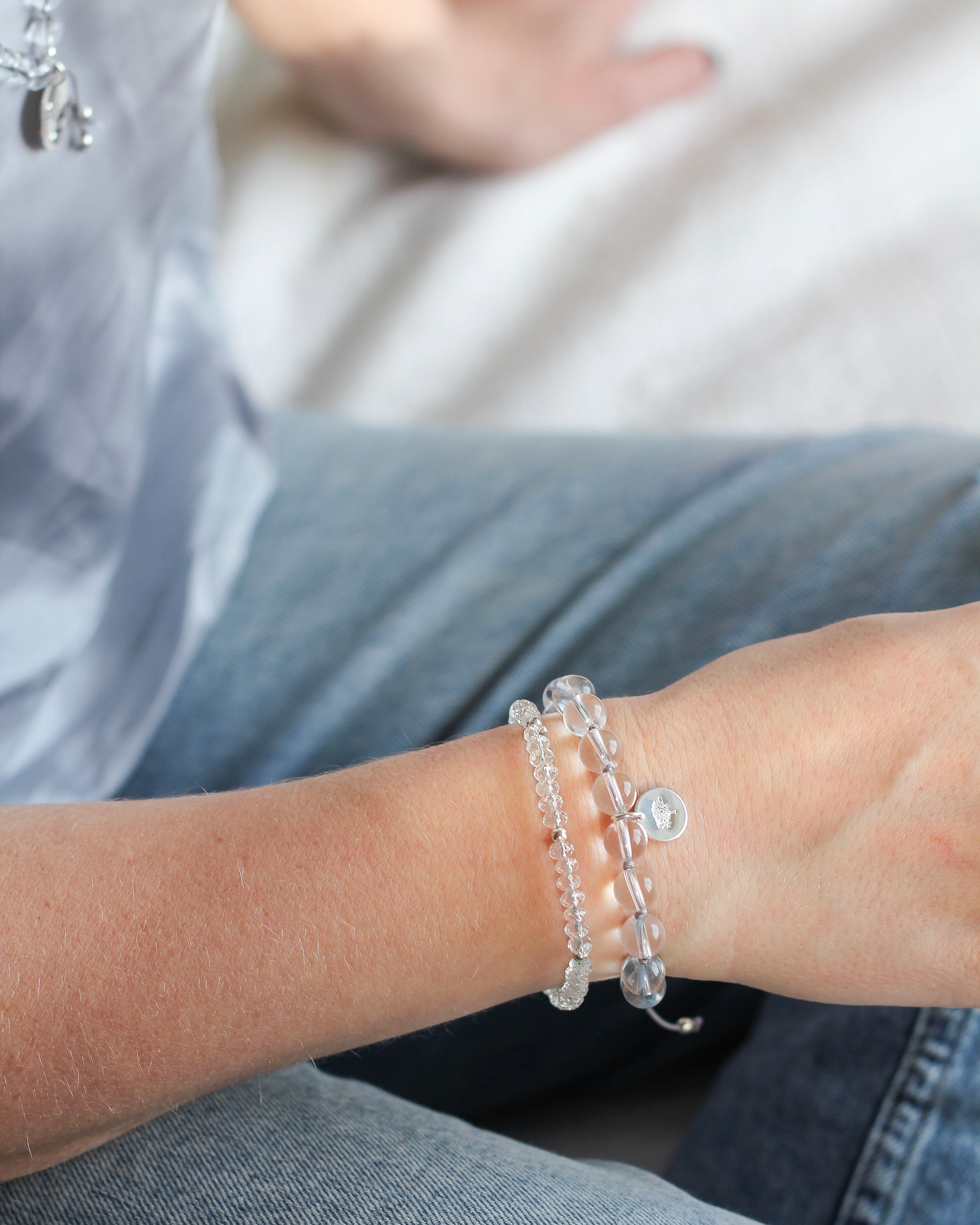 Heal Mala Bracelet | Clear Quartz