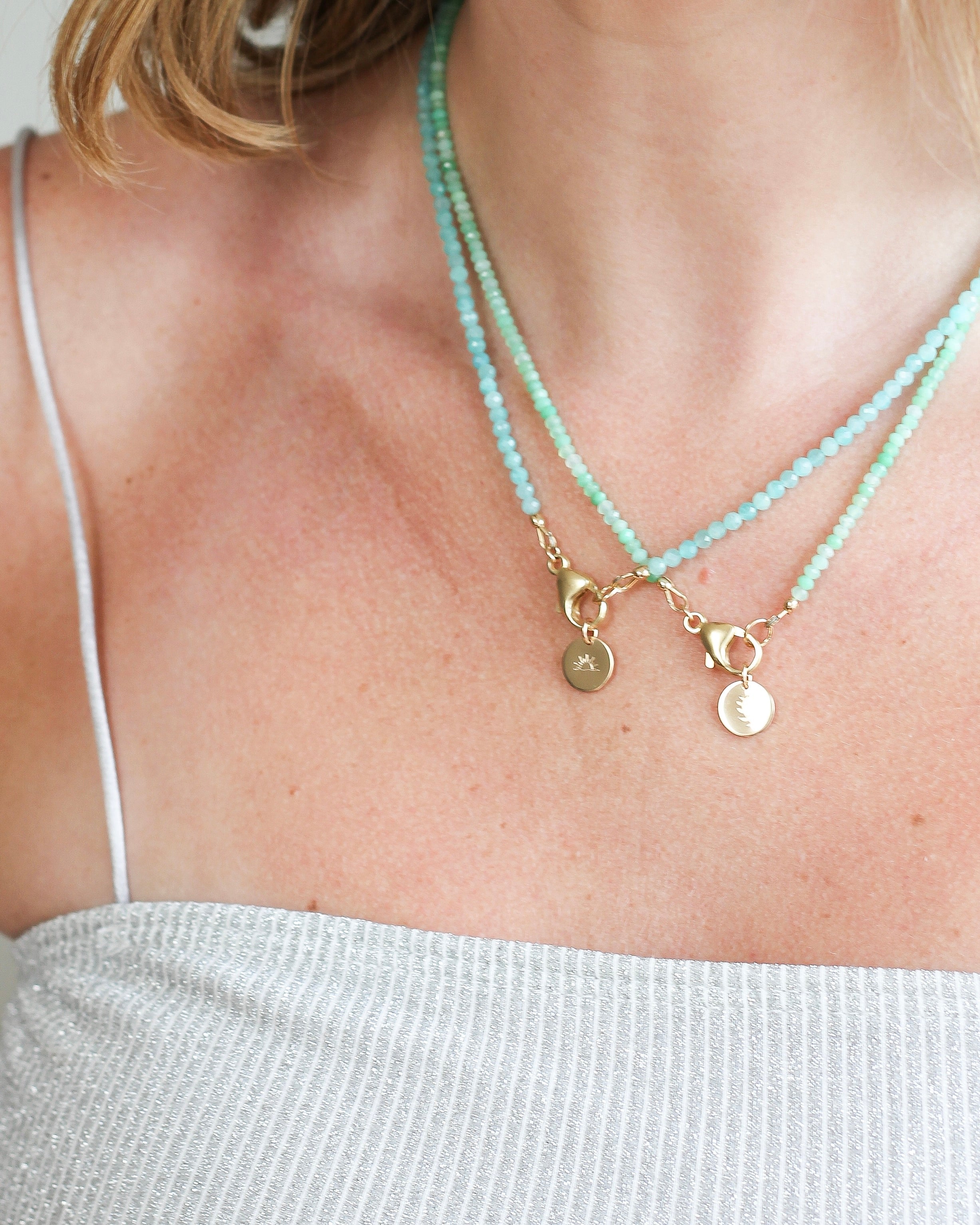 Soothe Intention Necklace | Amazonite
