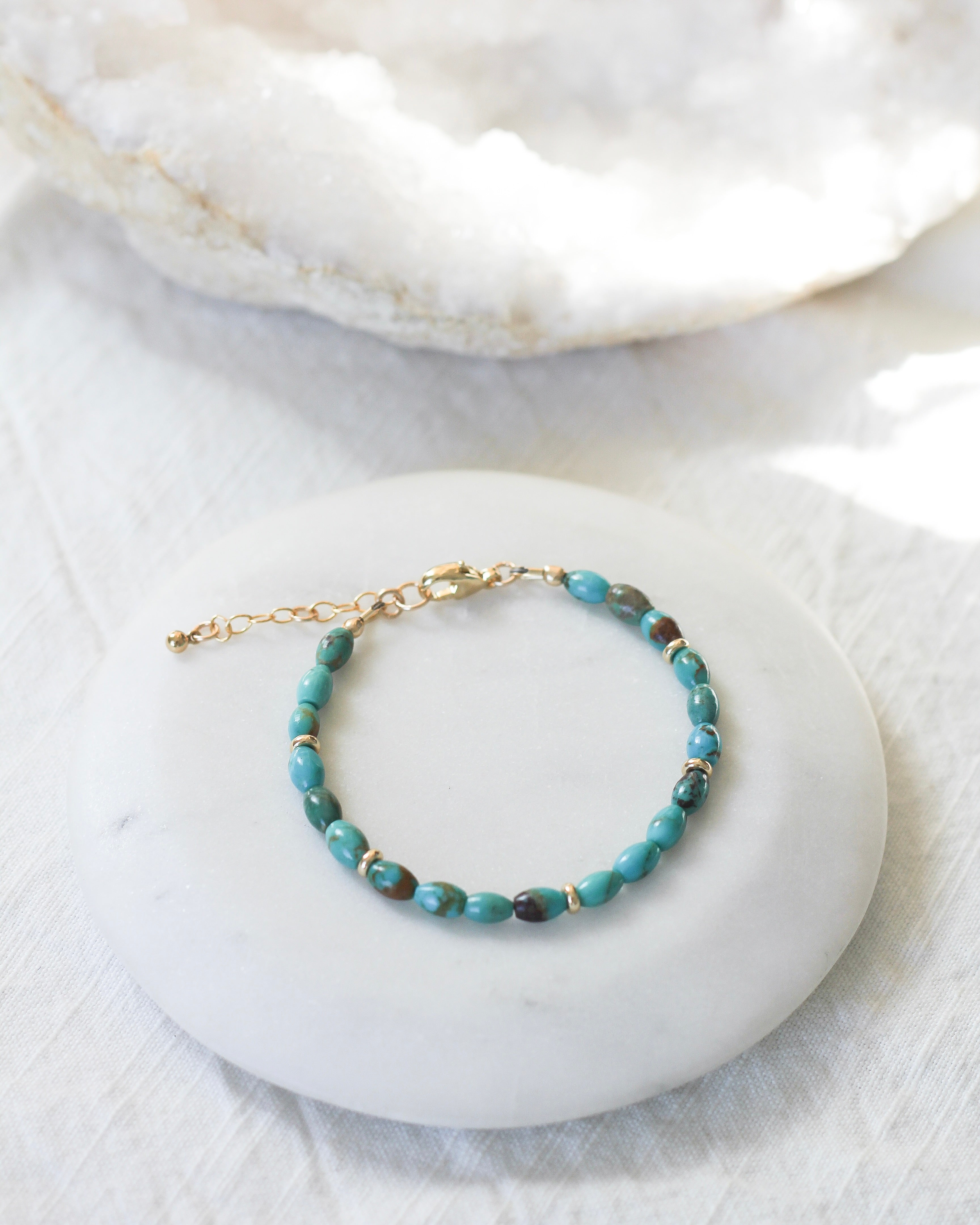 Serenity Barrel Bracelet | Turquoise