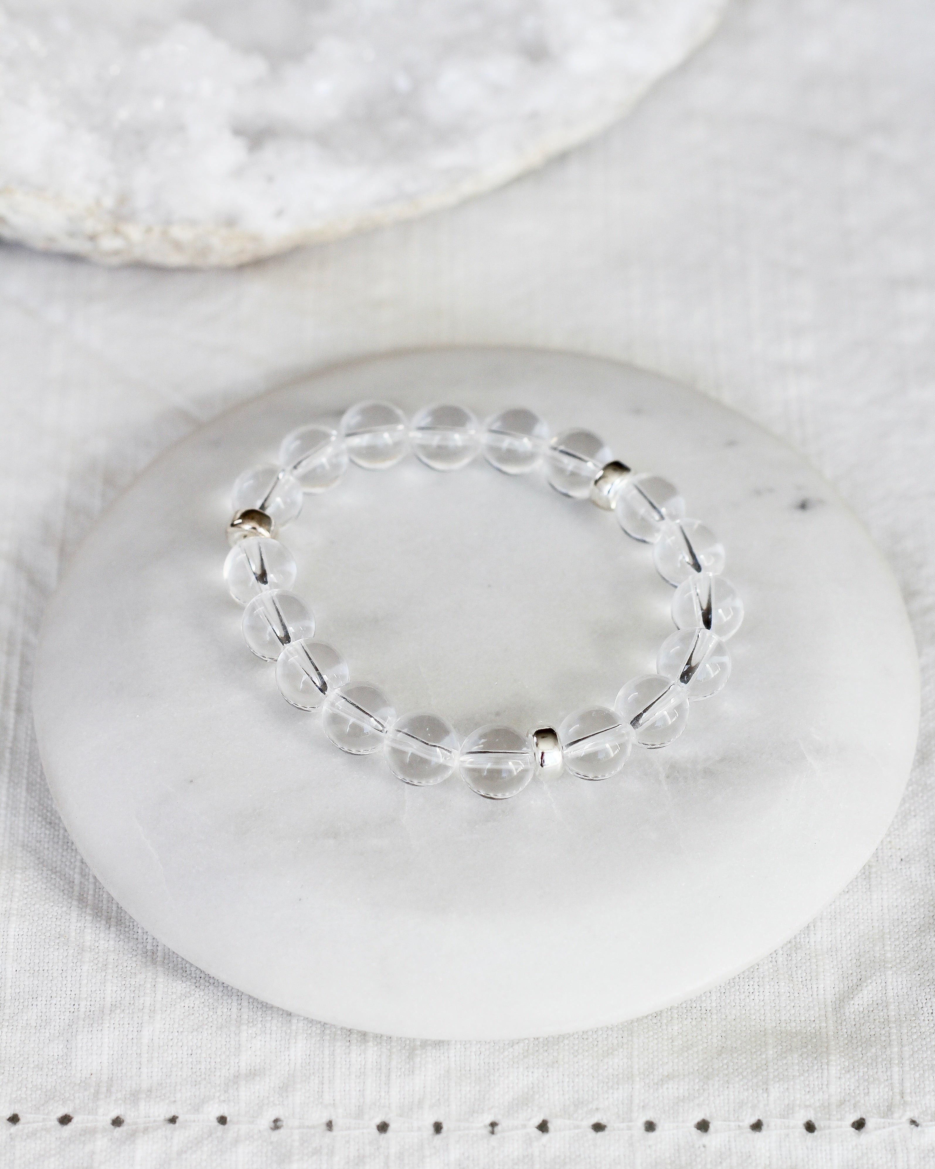 Heal Aura Bracelet | Clear Quartz