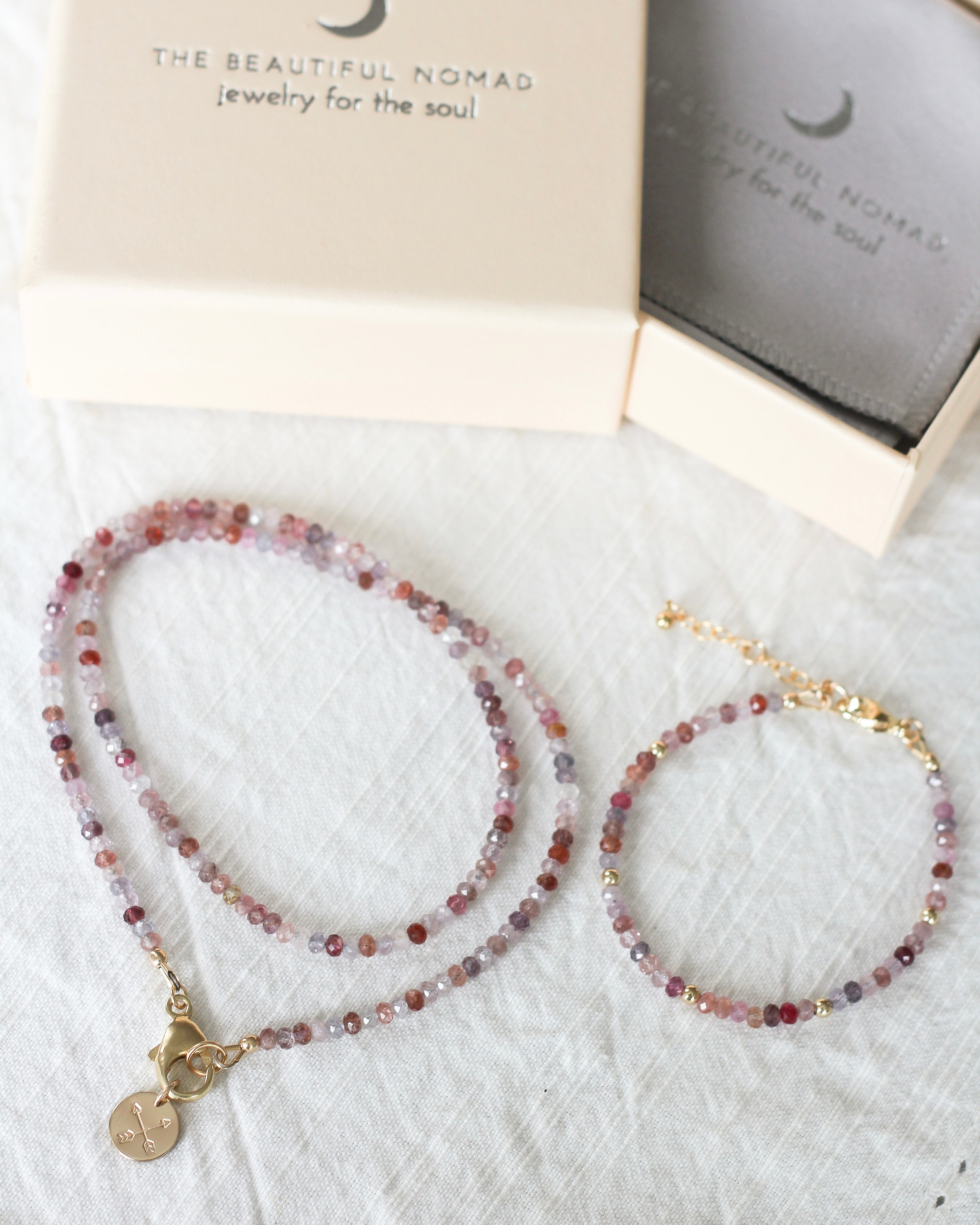 Courage Intention Necklace | Spinel