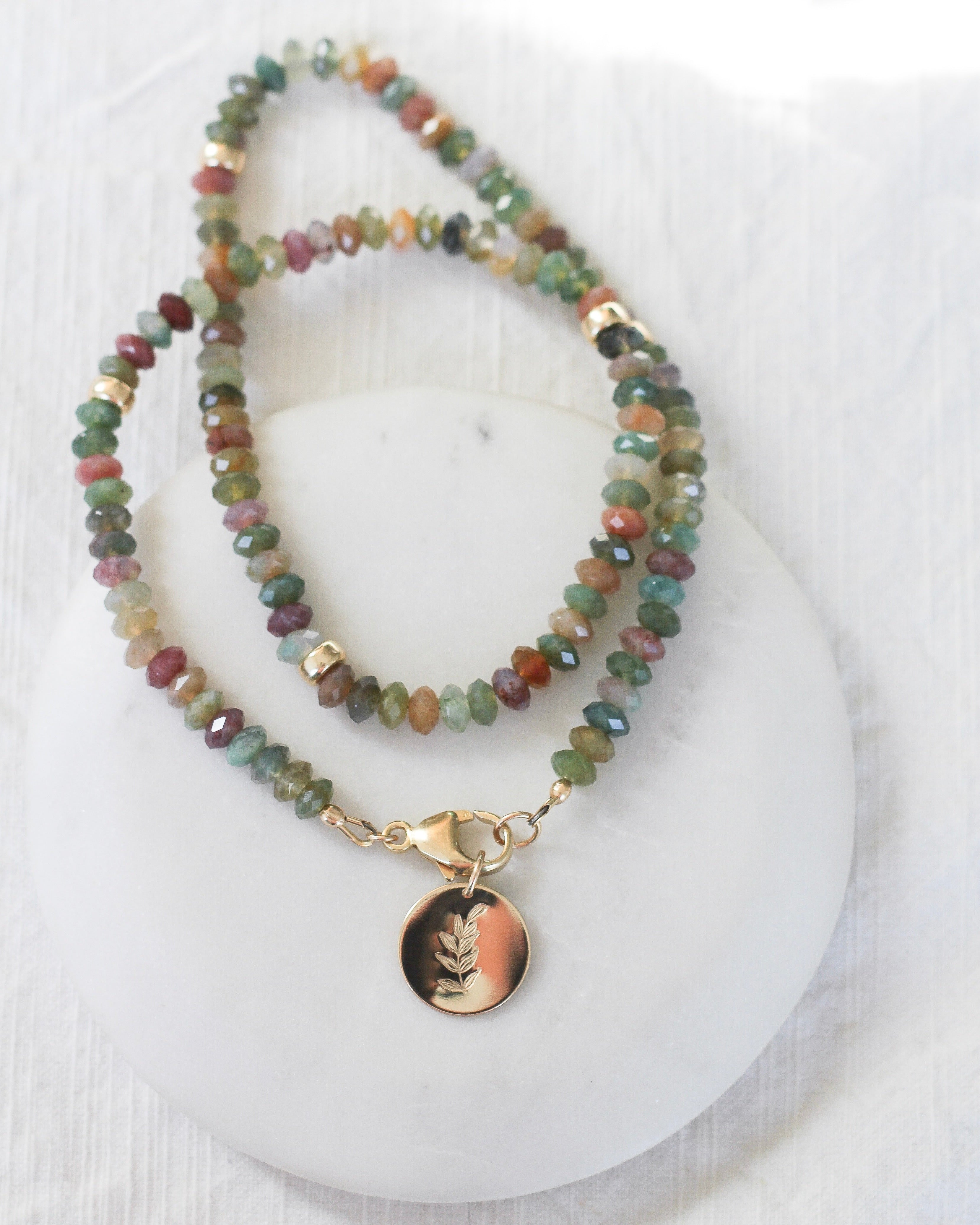 Haven Gemmy Necklace | Indian Agate