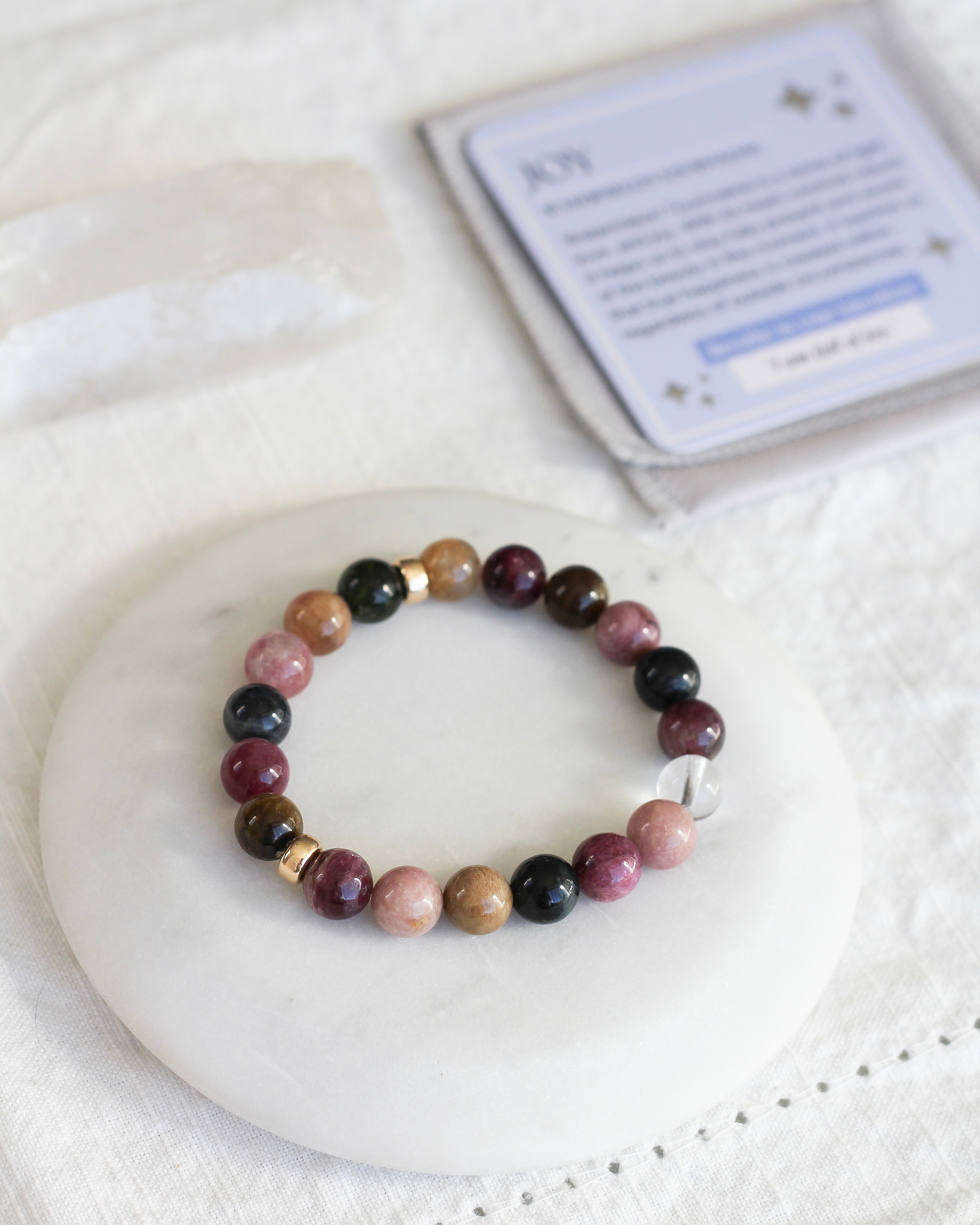 Joy Aura Bracelet | Watermelon Tourmaline