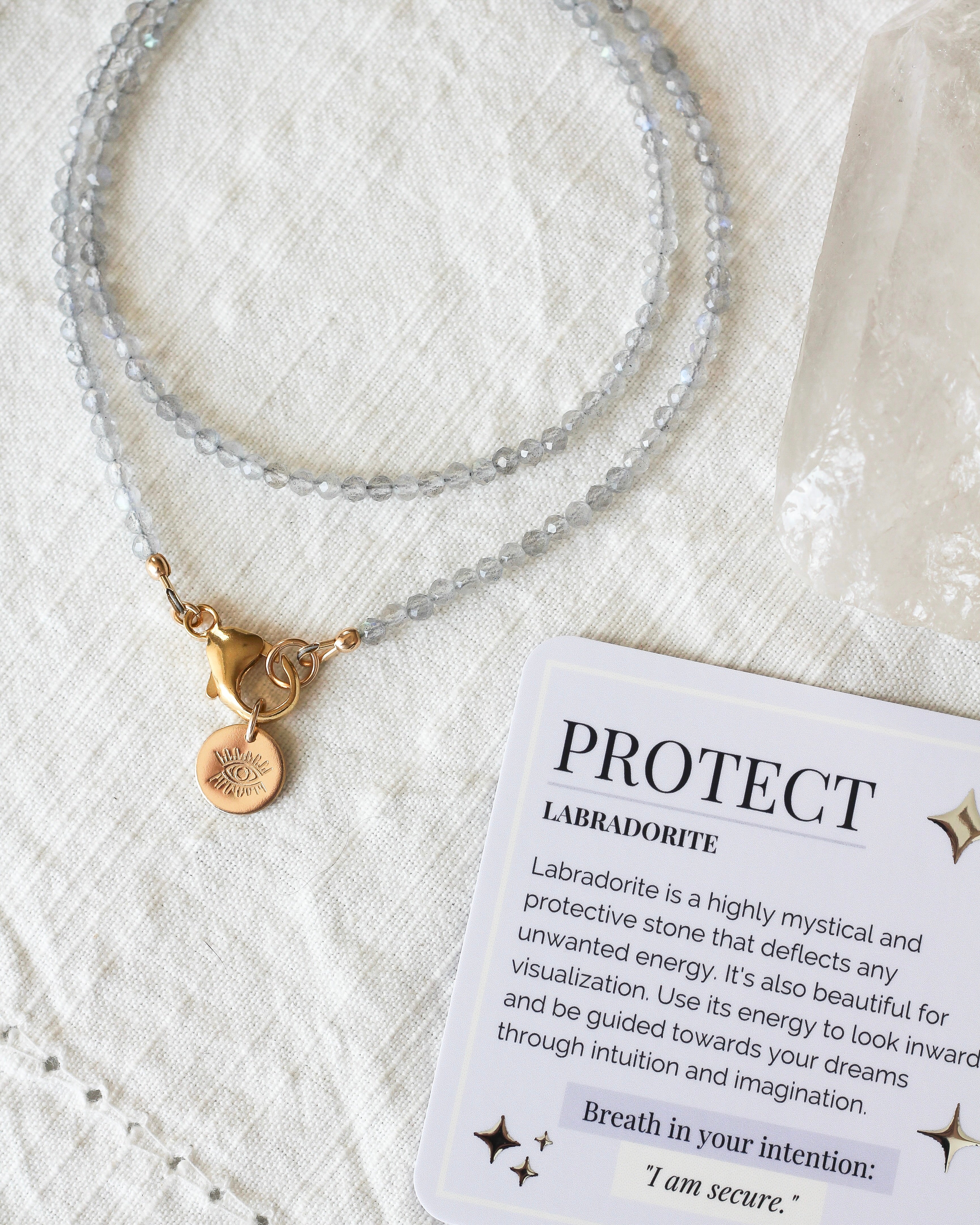 Protect Intention Necklace | Labradorite