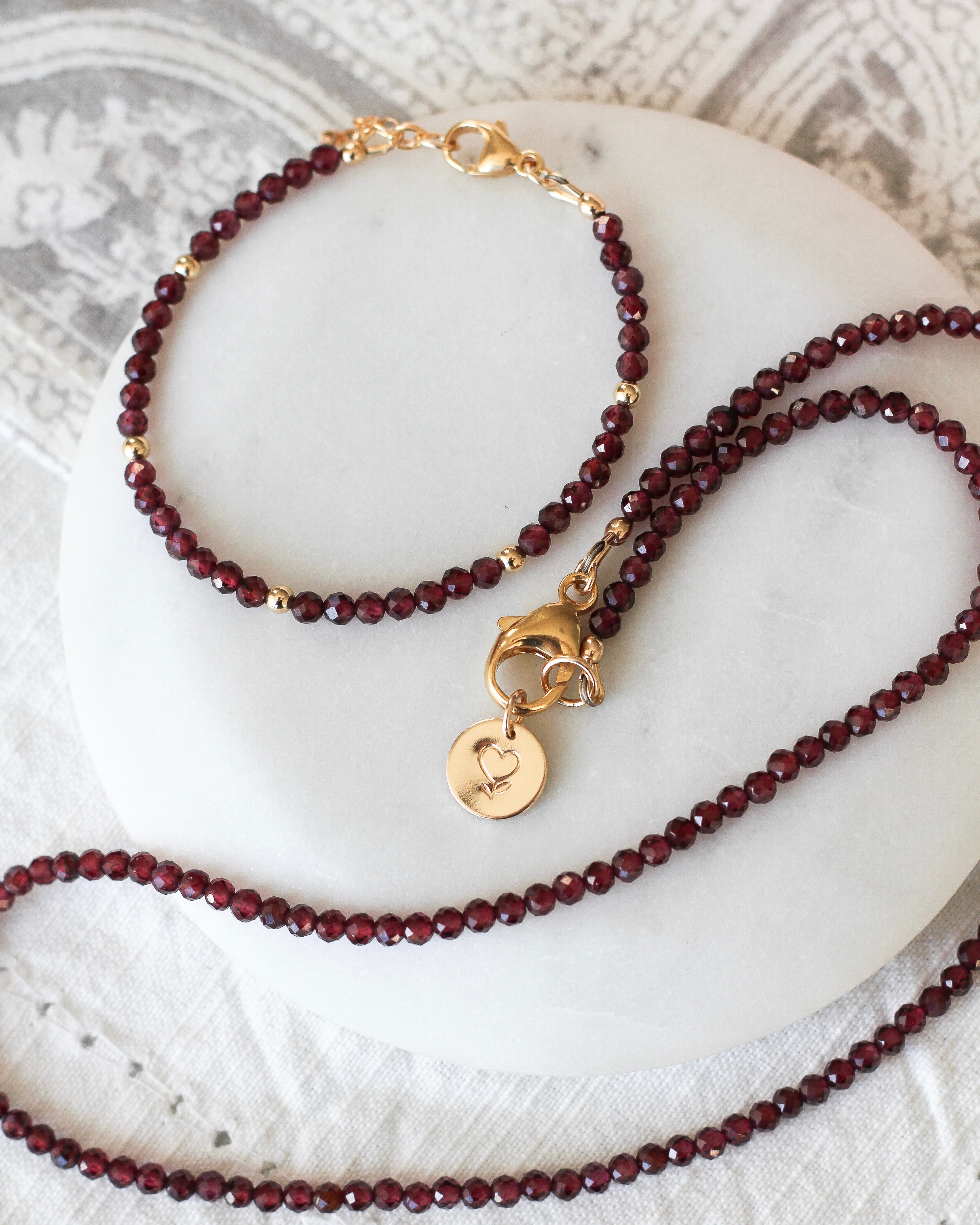 Passion Intention Bracelet | Garnet