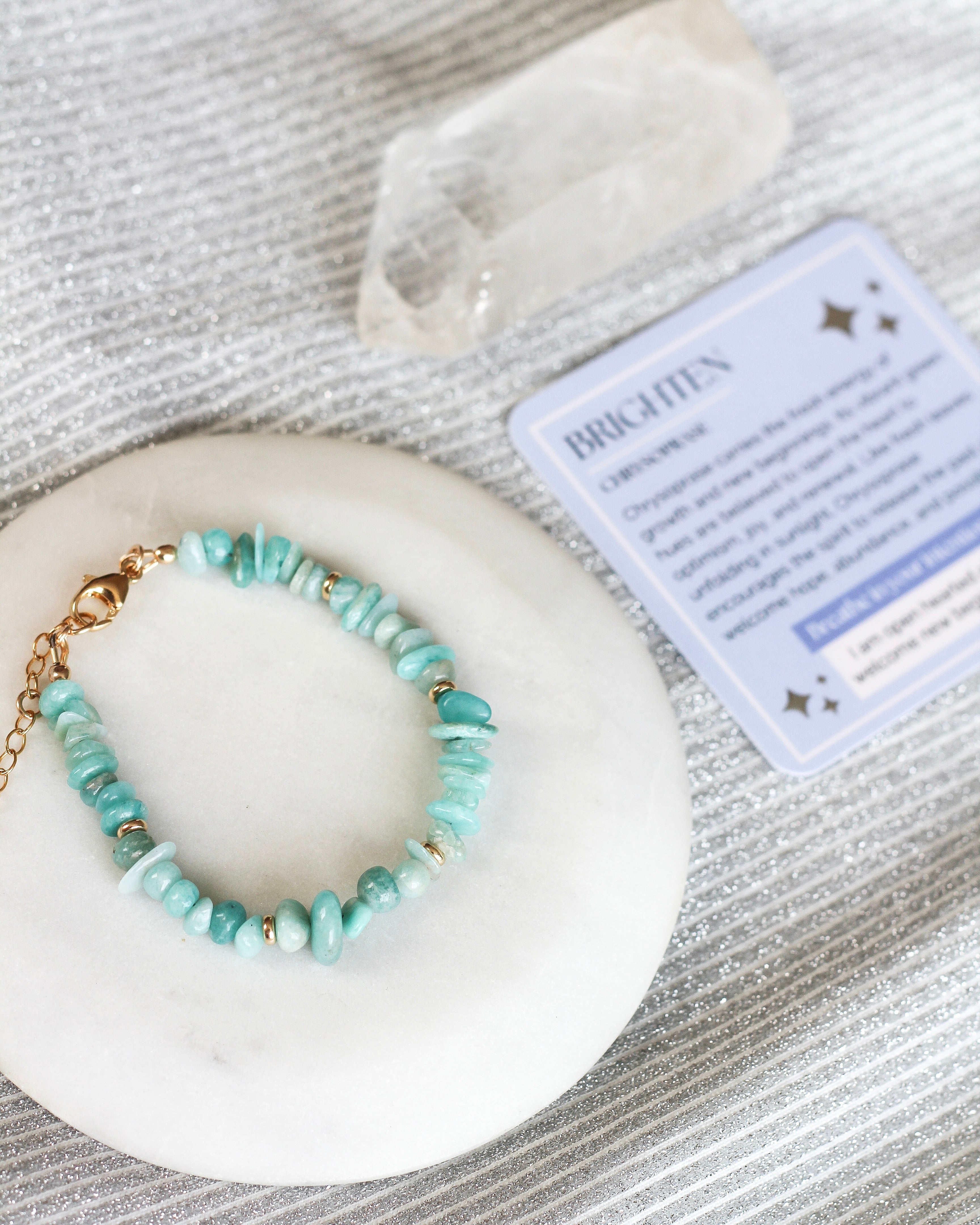 Soothe Pebble Bracelet | Amazonite