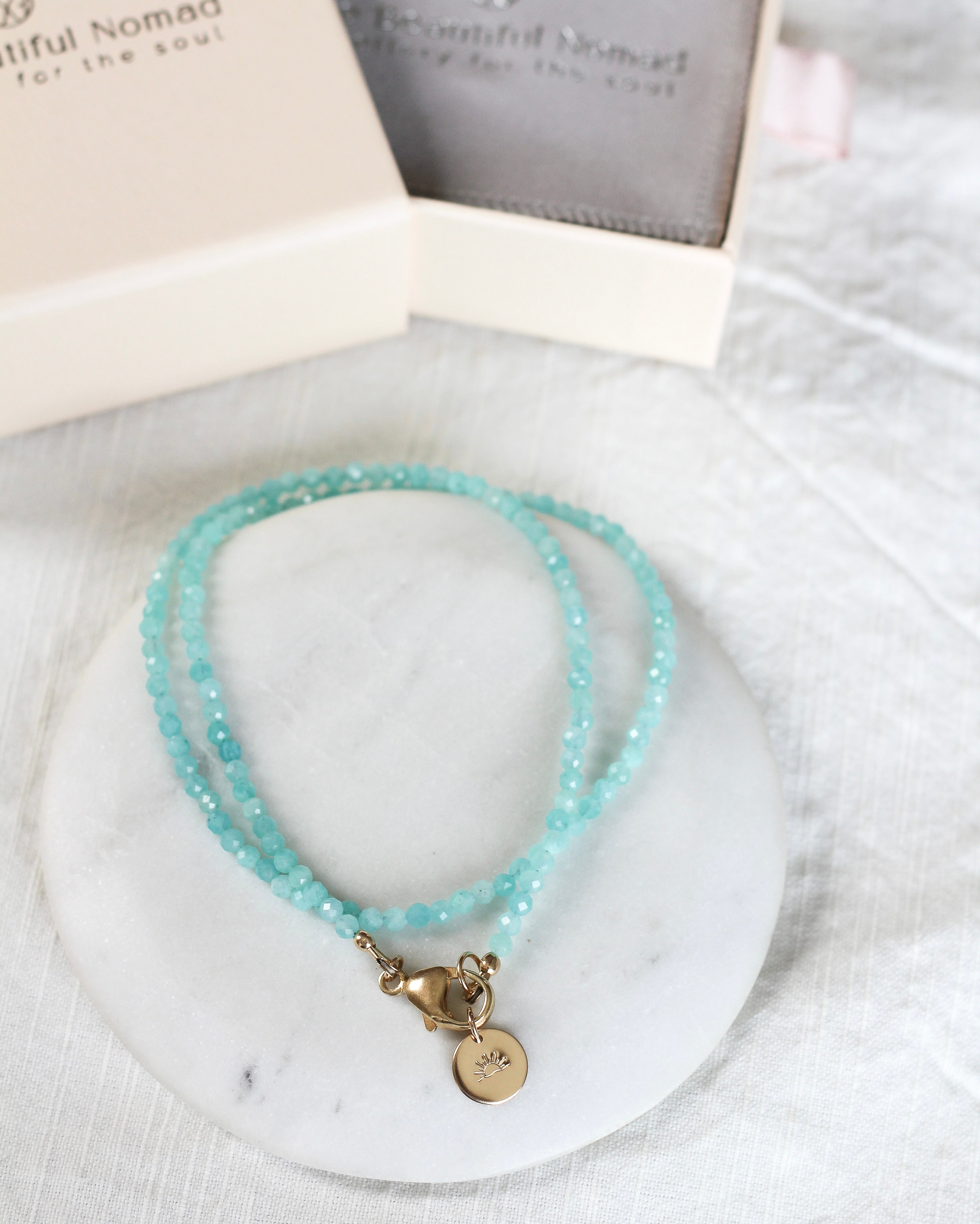 Soothe Intention Necklace | Amazonite