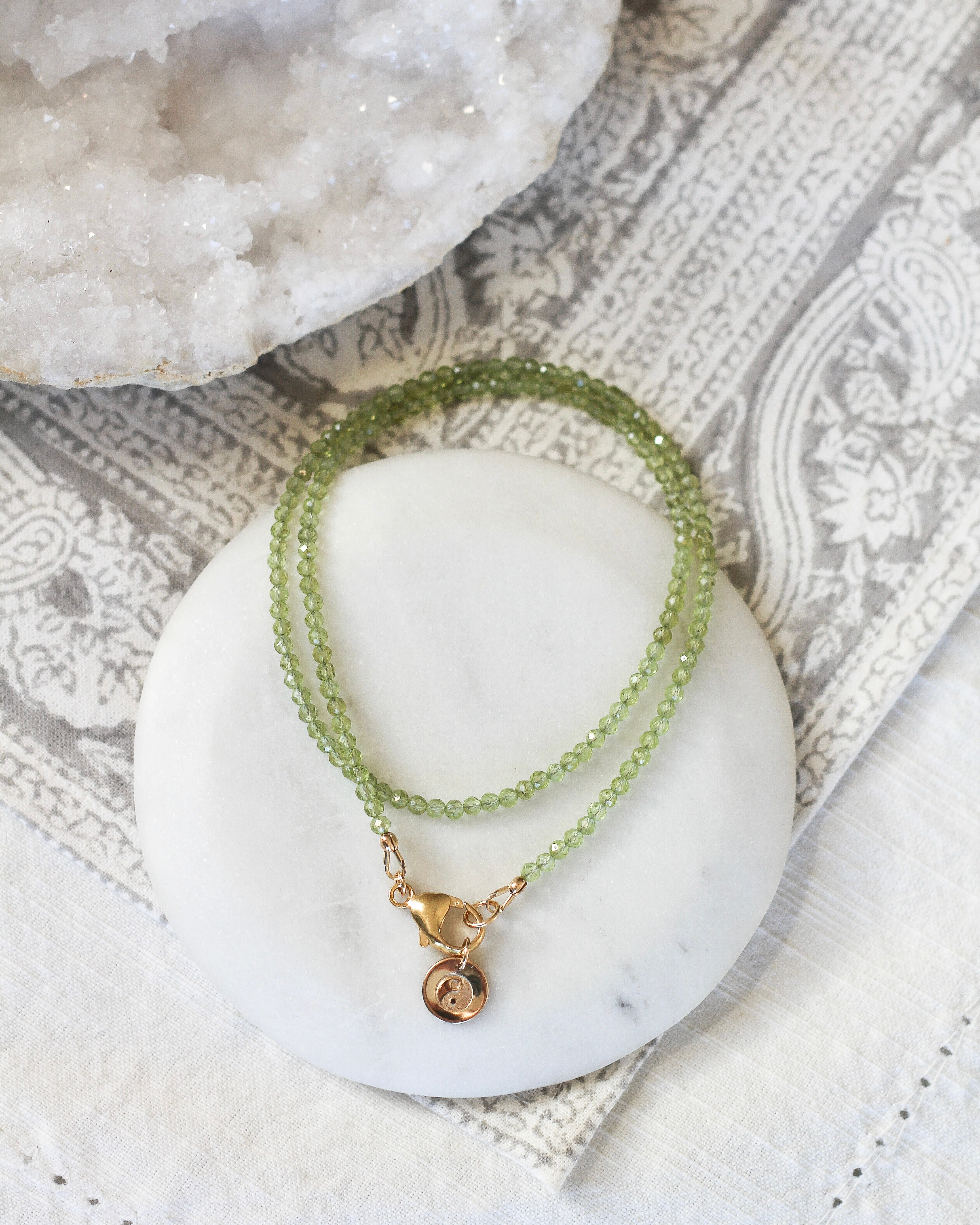 Balance Intention Necklace | Peridot