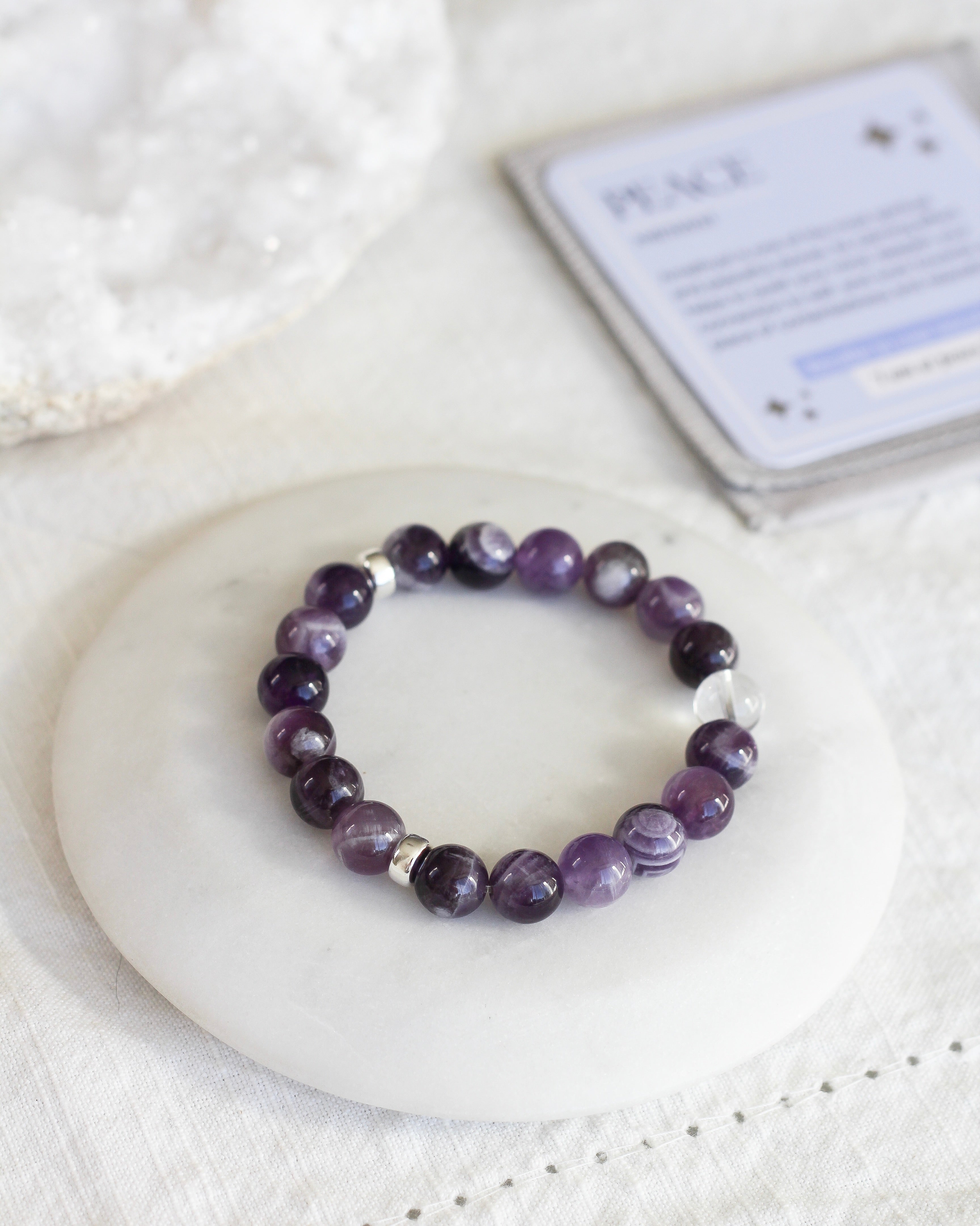 Peace Aura Bracelet | Amethyst