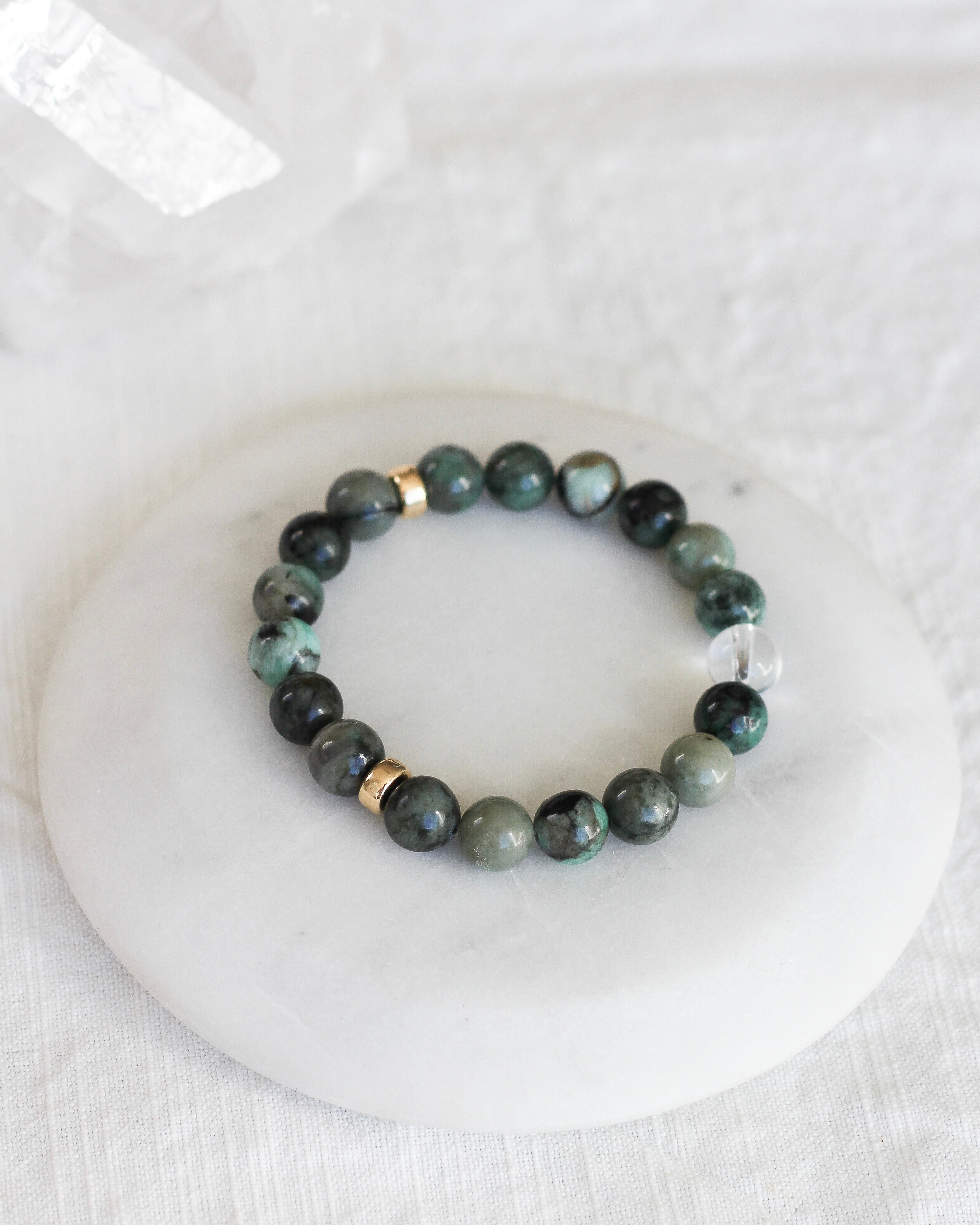 Prosperity Aura Bracelet | Emerald