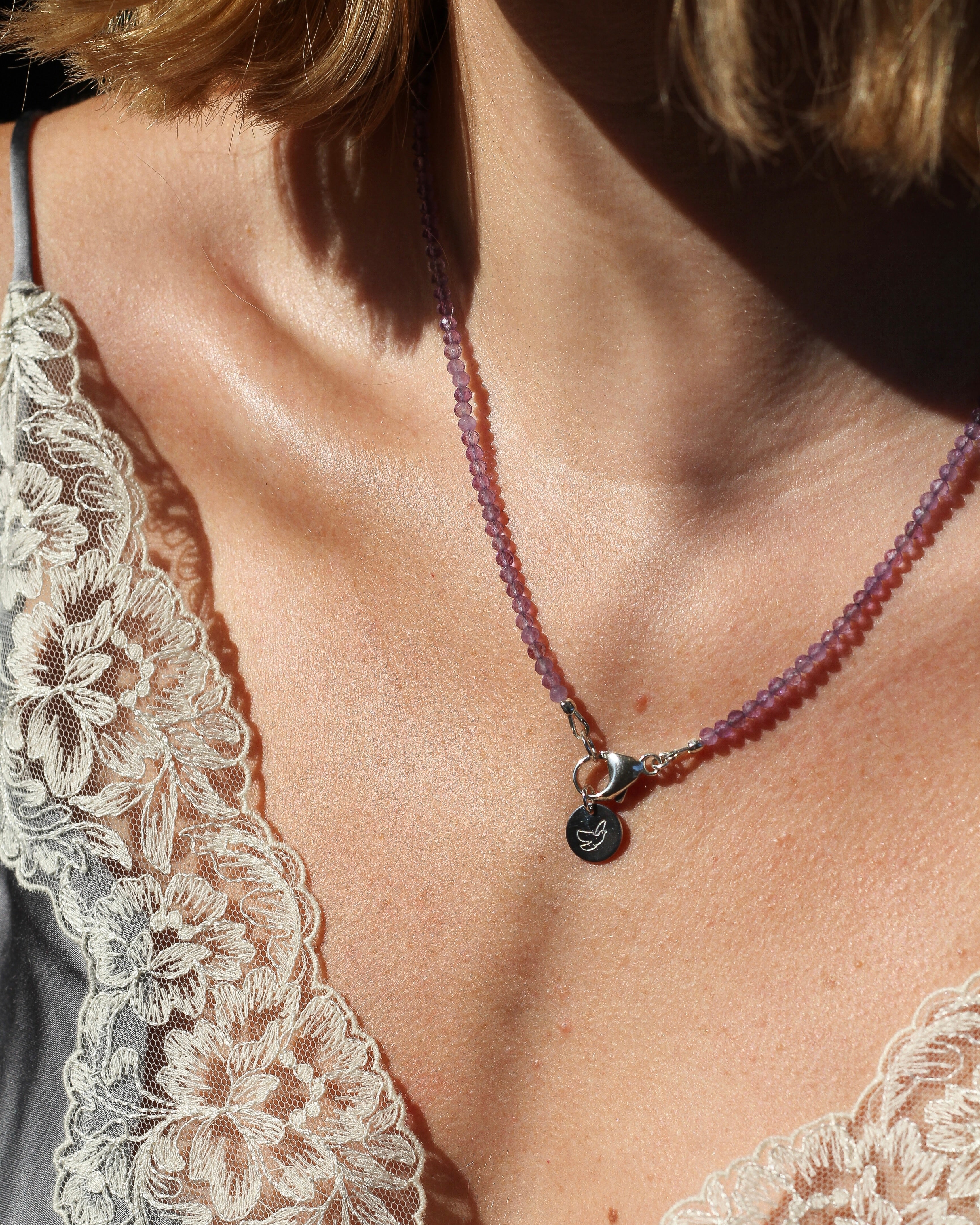 Peace Intention Necklace | Amethyst