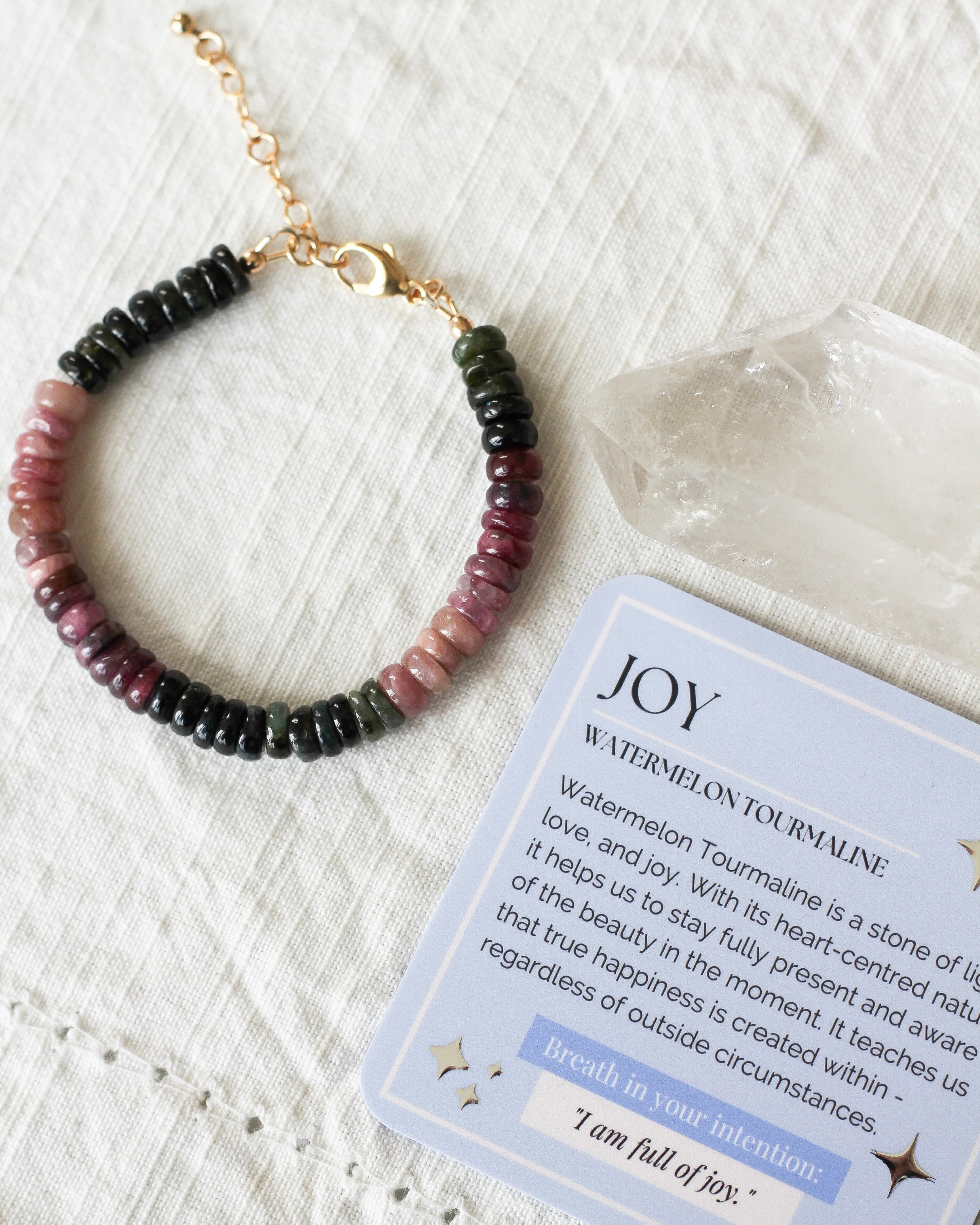 Joy Gemmy Bracelet | Watermelon Tourmaline