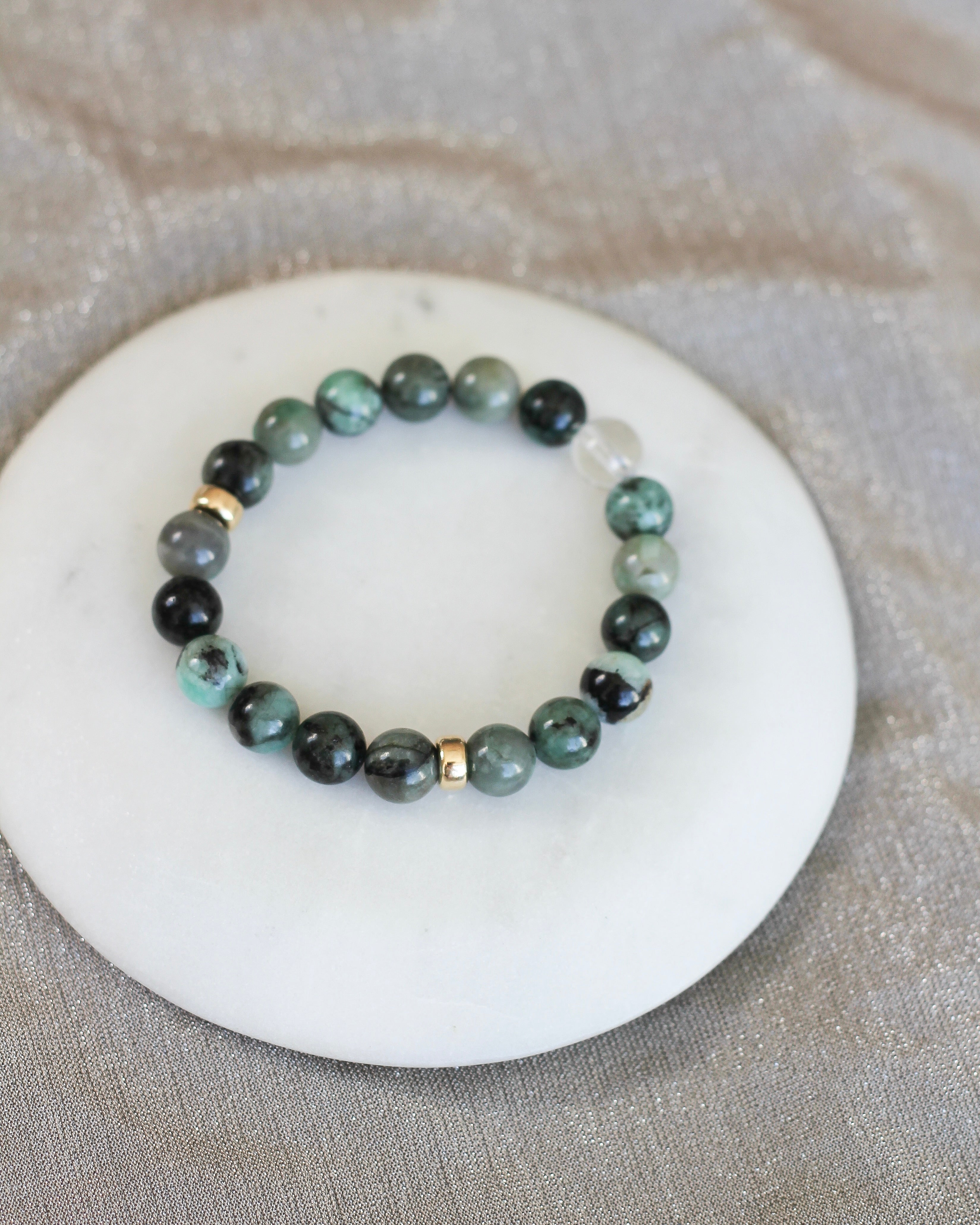 Prosperity Aura Bracelet | Emerald