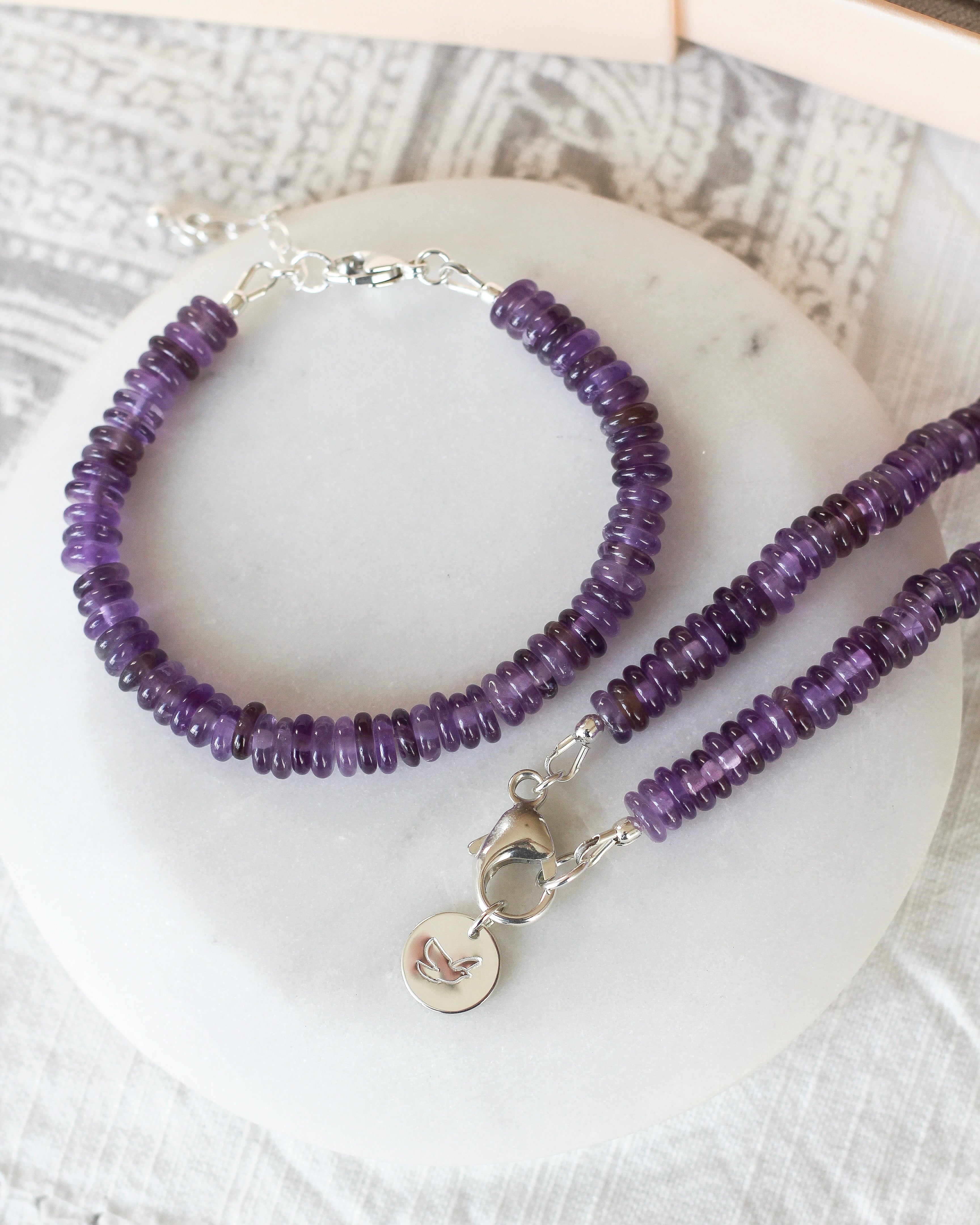 Peace Gemmy Bracelet | Amethyst