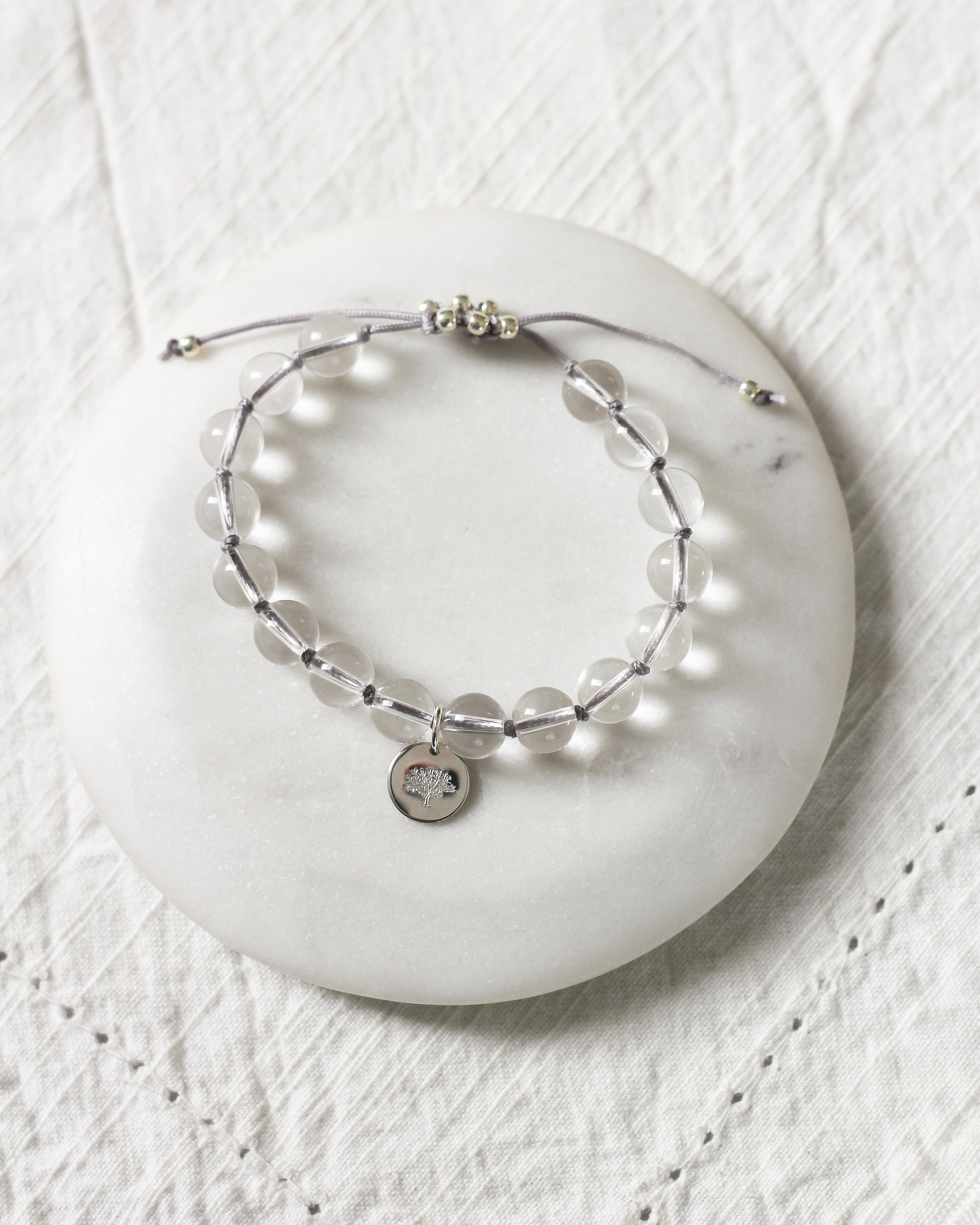 Heal Mala Bracelet | Clear Quartz