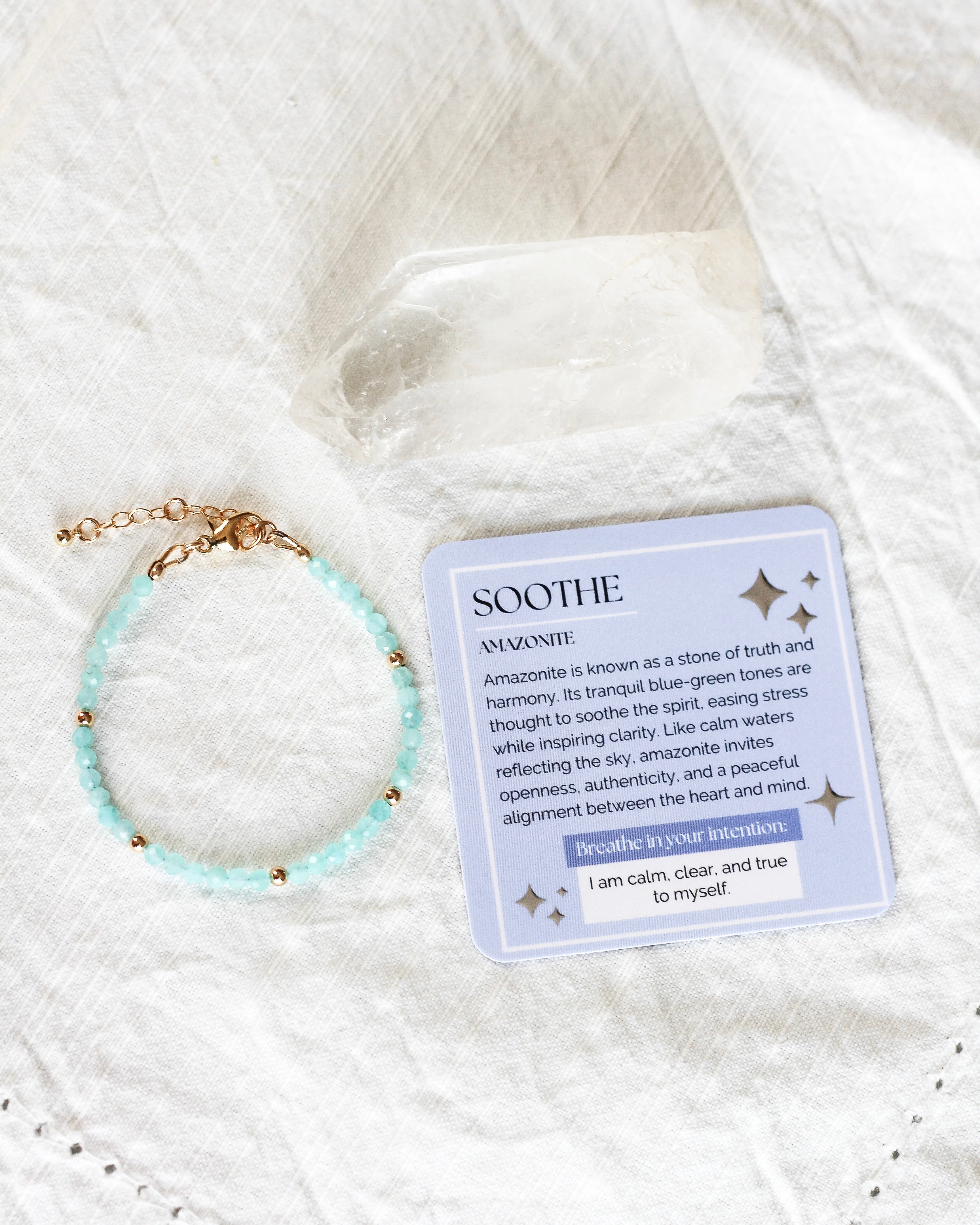 Soothe Intention Bracelet | Amazonite