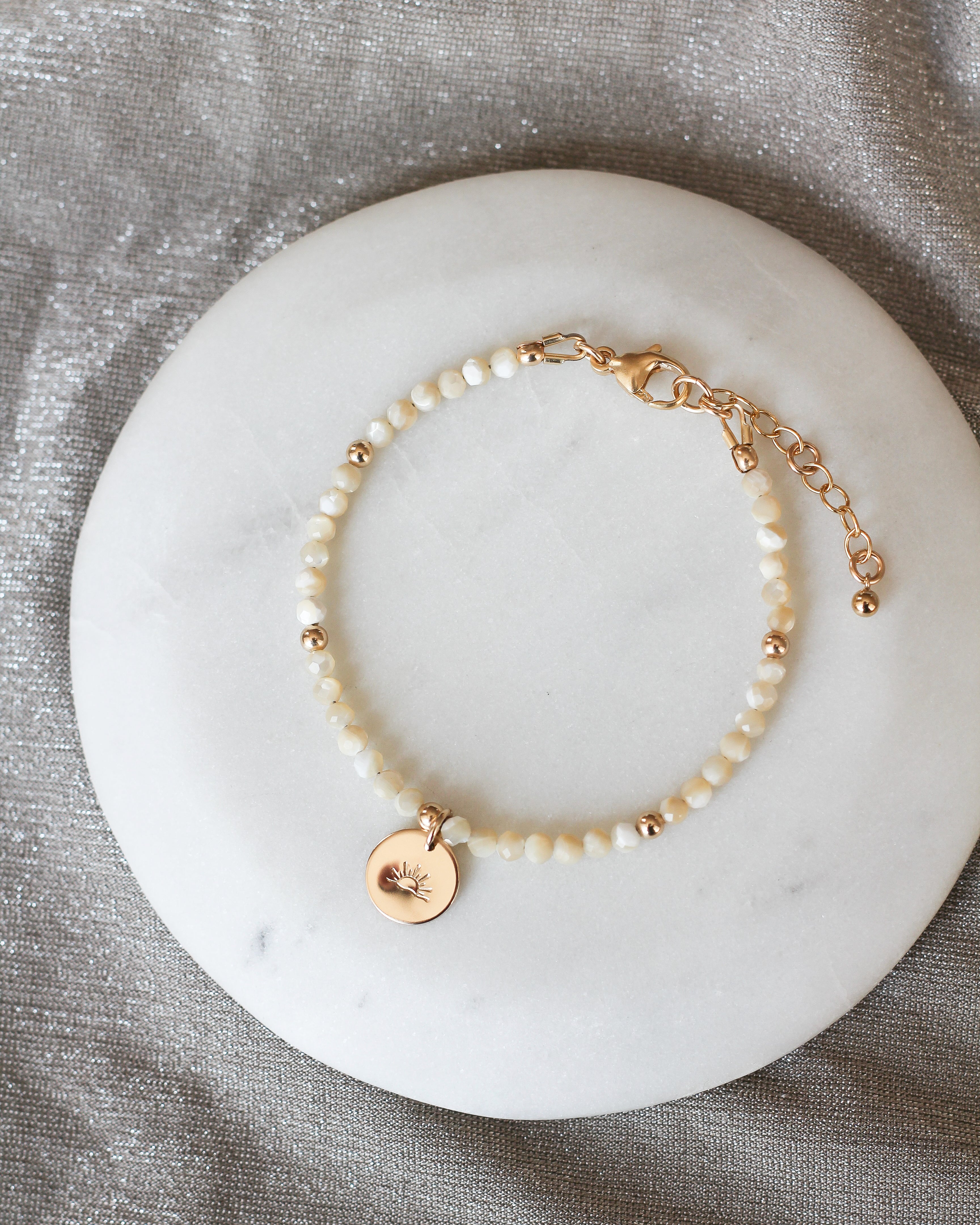 Solace Intention Bracelet | Mother of Pearl