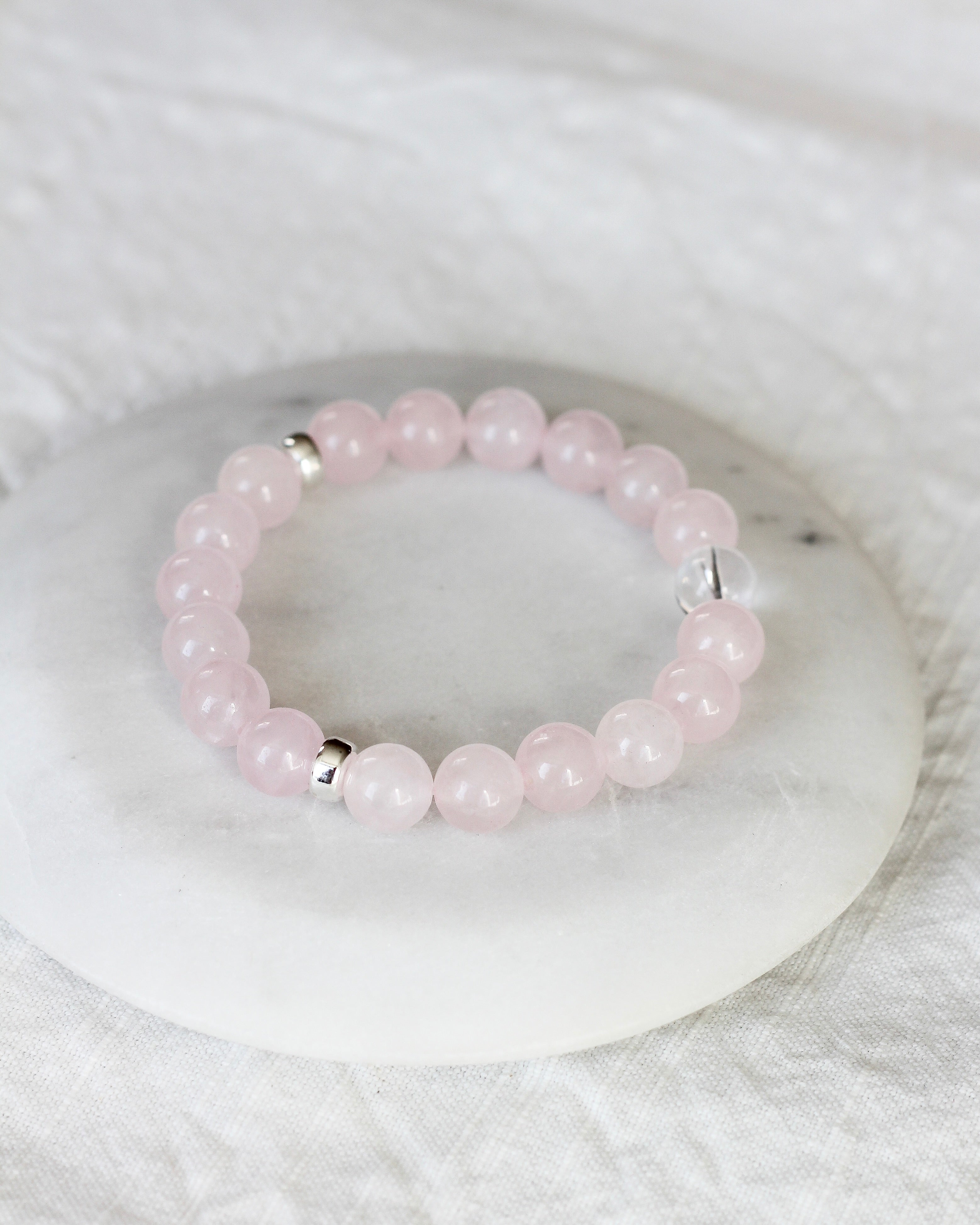 Love Aura Bracelet | Rose Quartz