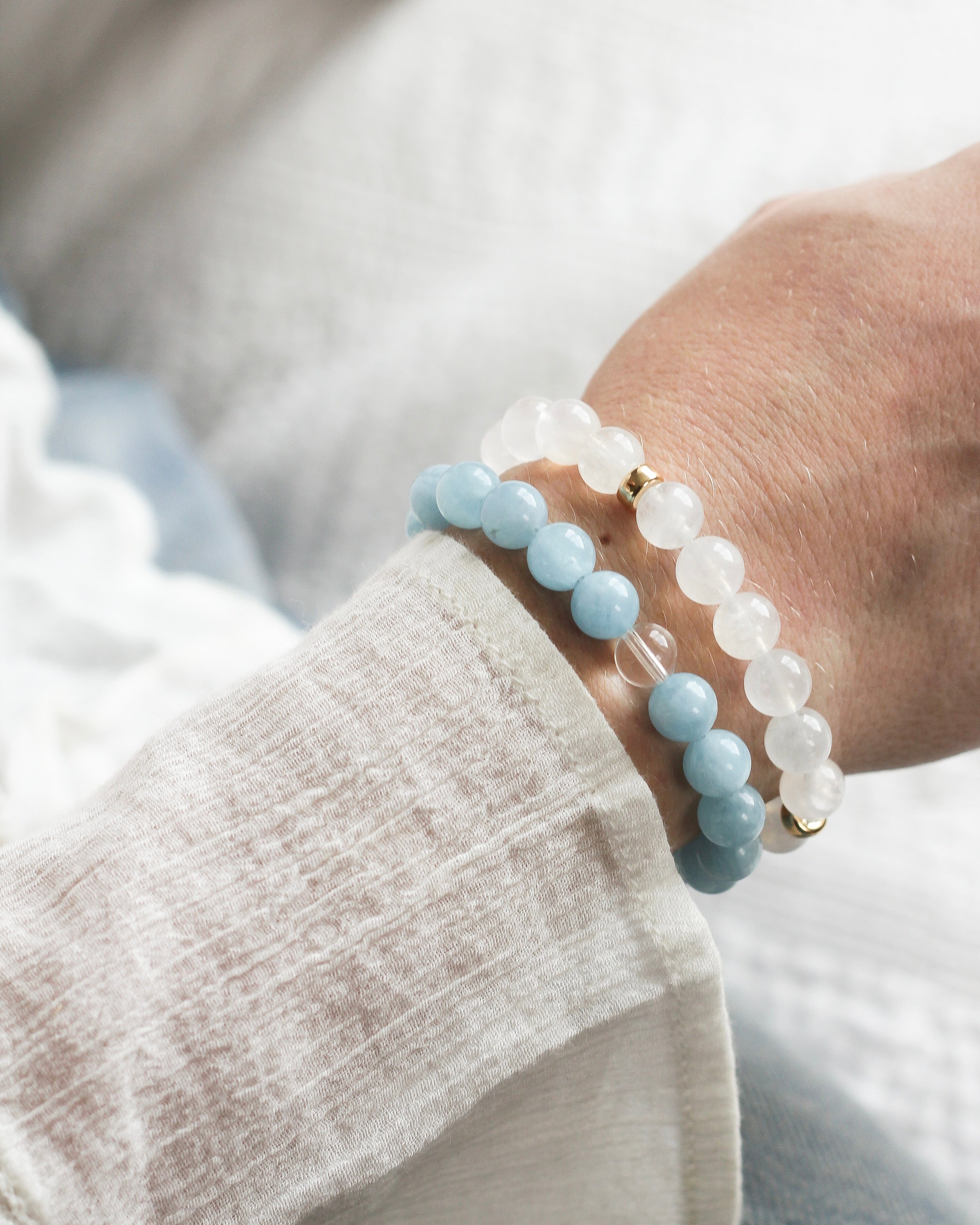 Tranquility Aura Bracelet | Aquamarine