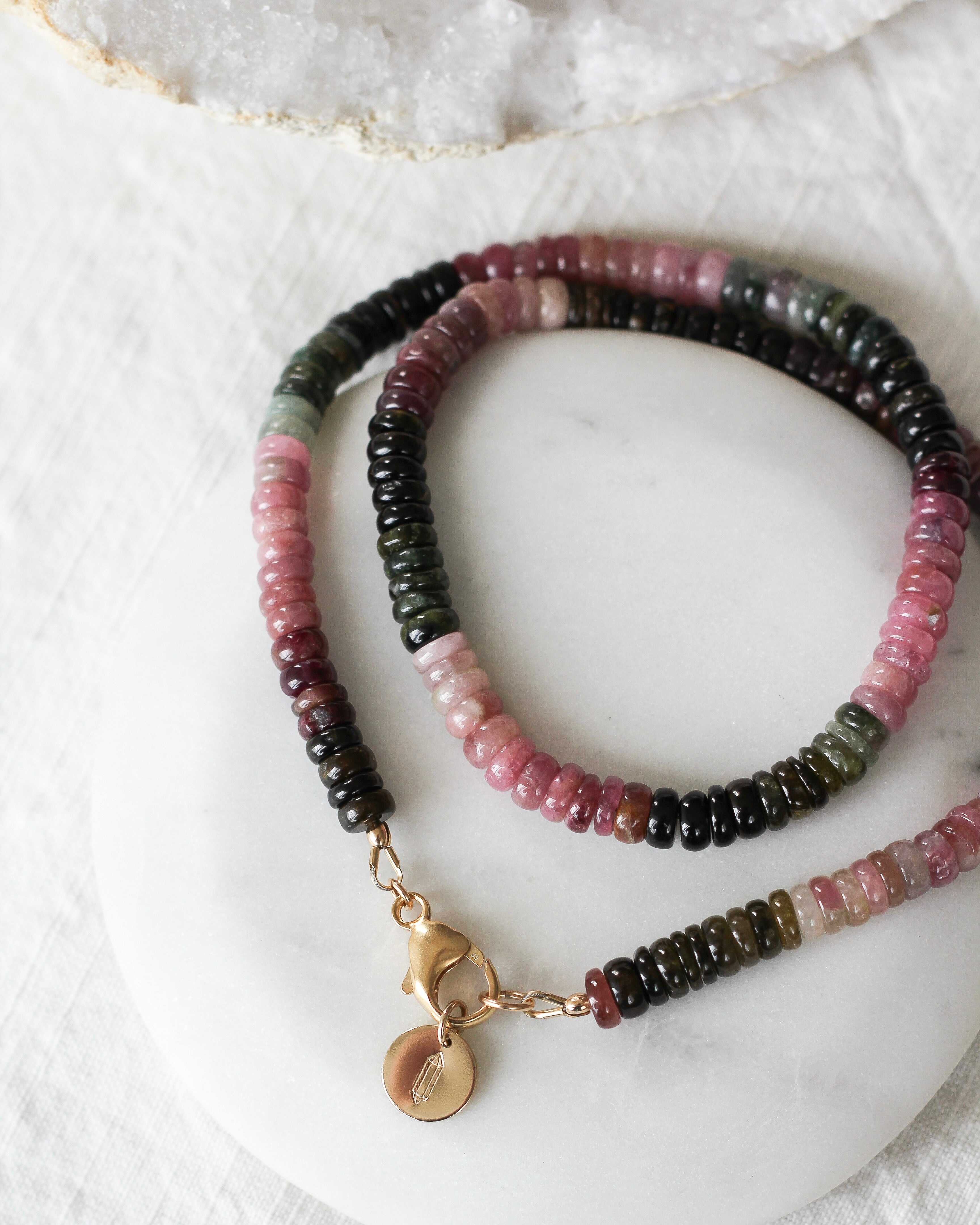 Joy Gemmy Necklace | Watermelon Tourmaline