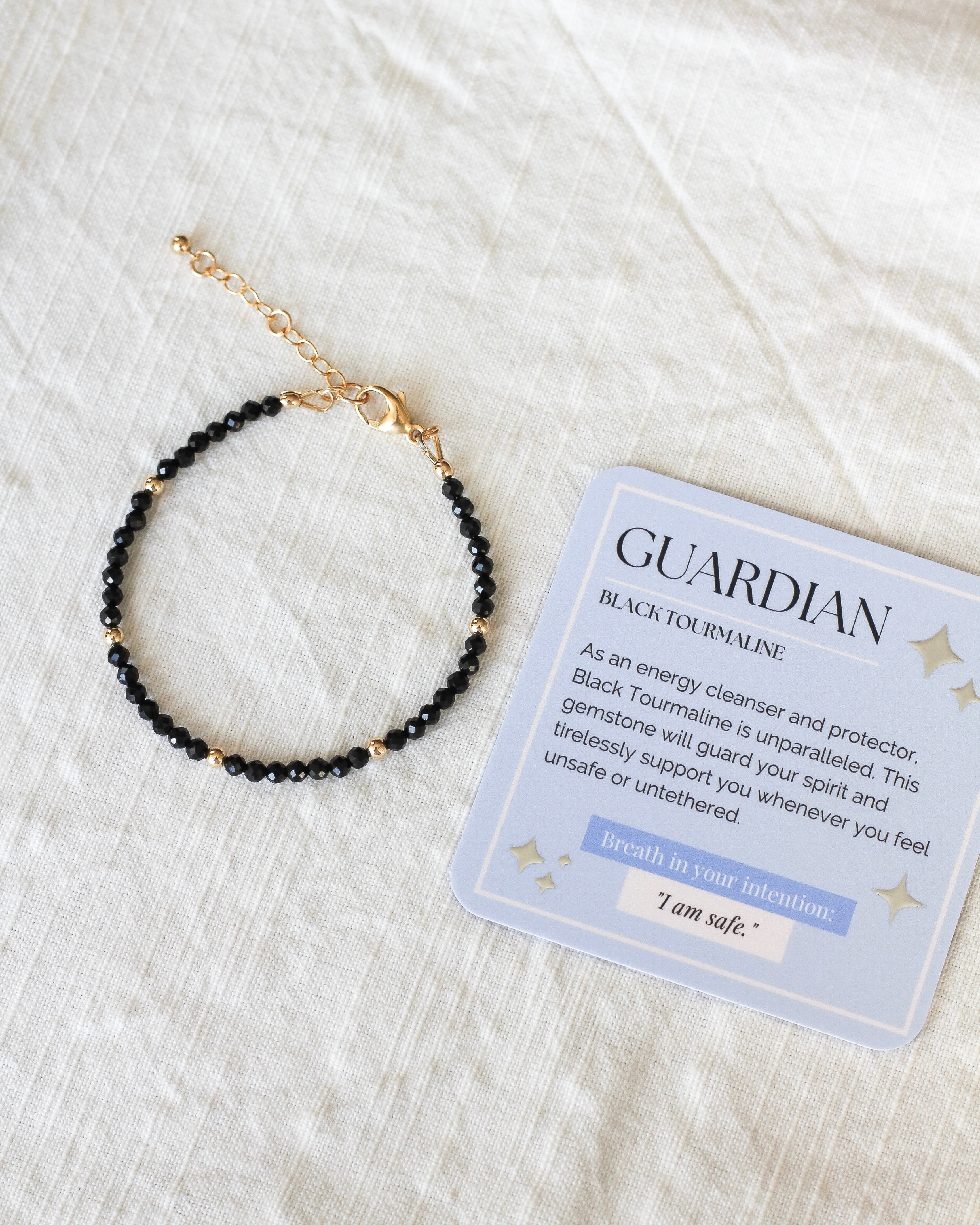 Guardian Intention Bracelet | Black Tourmaline