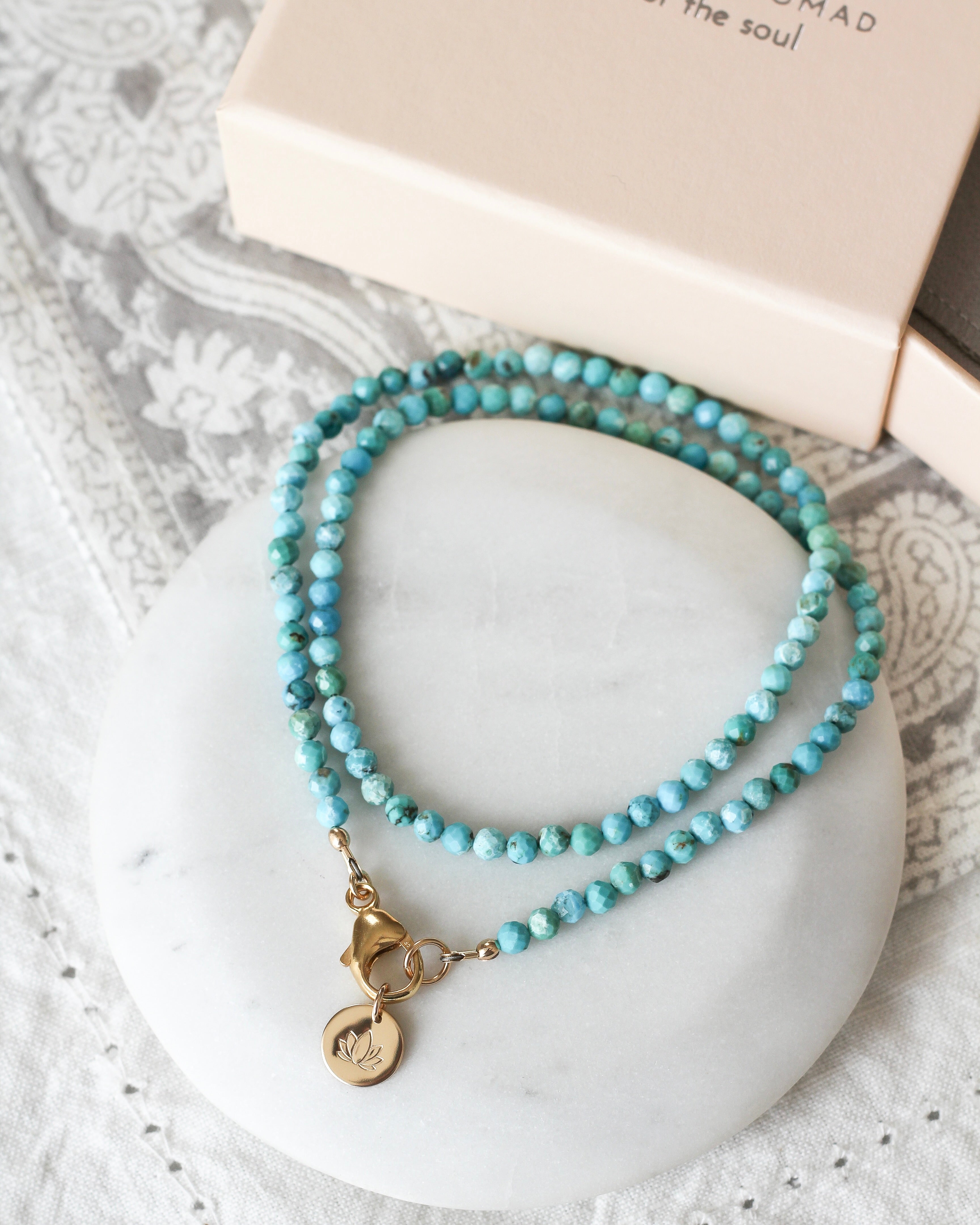 Serenity Intention Necklace | Turquoise