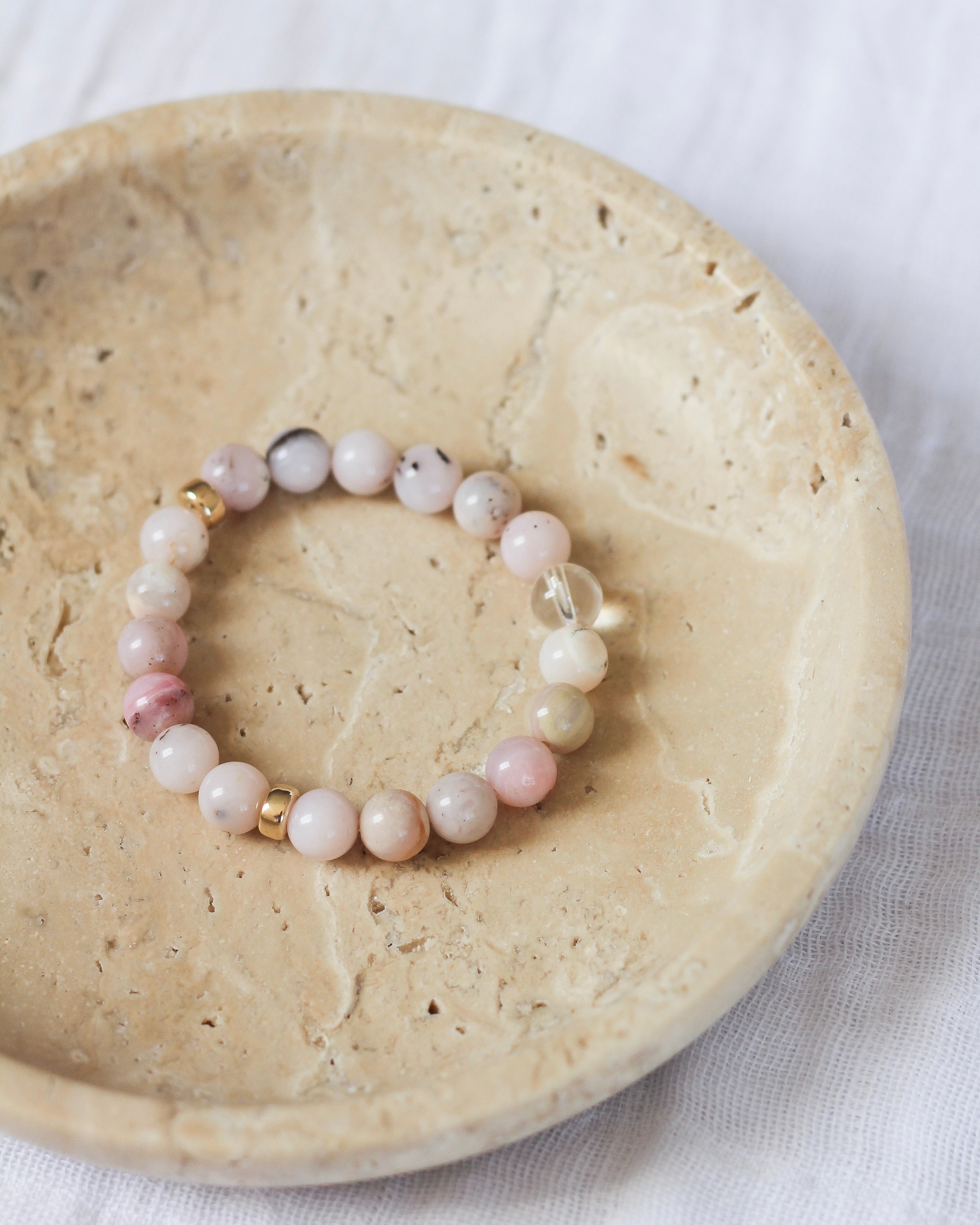 Restore Aura Bracelet | Pink Opal