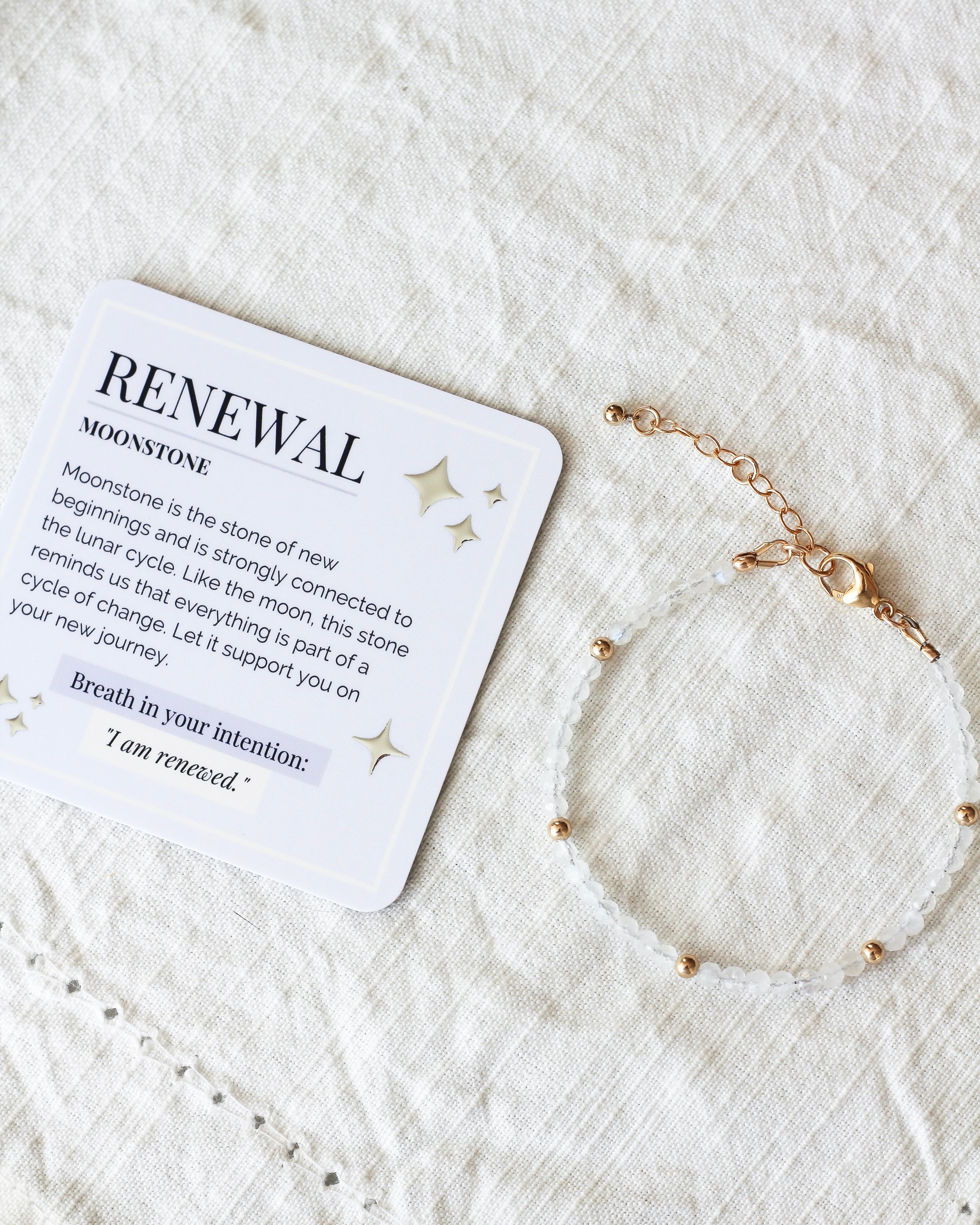 Renewal Intention Bracelet | Moonstone