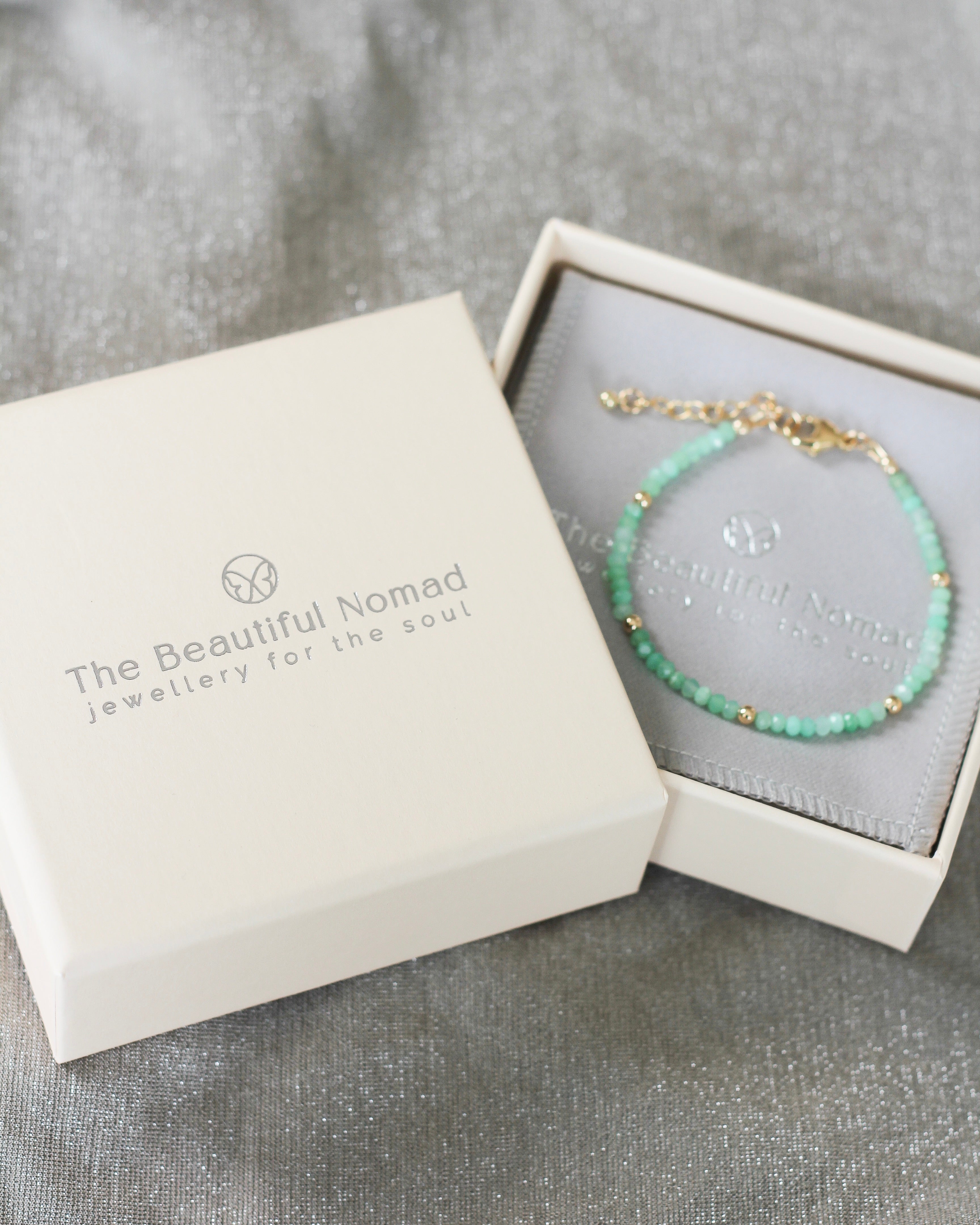 Brighten Intention Bracelet | Chrysoprase