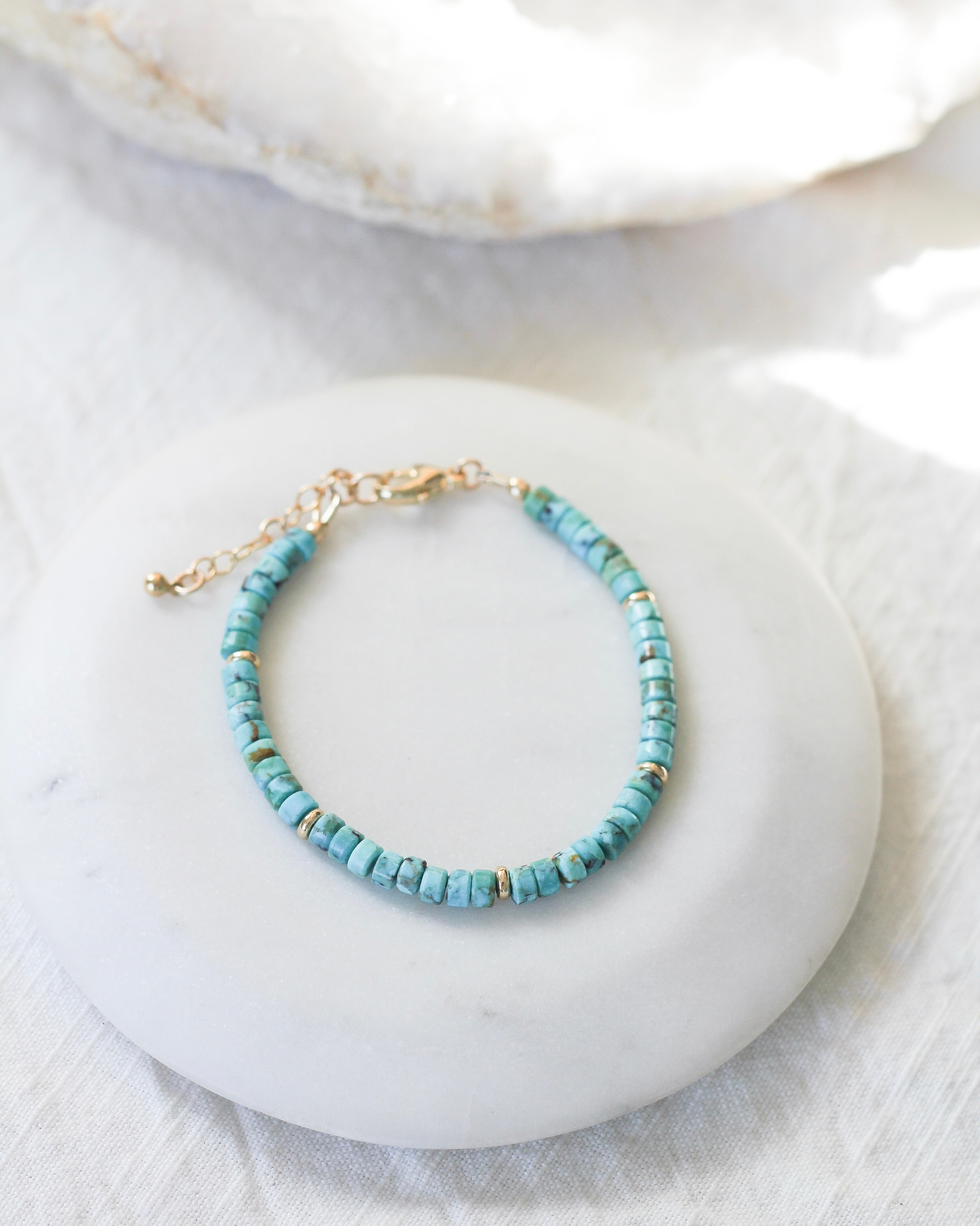 Serenity Heishi Bracelet | Turquoise