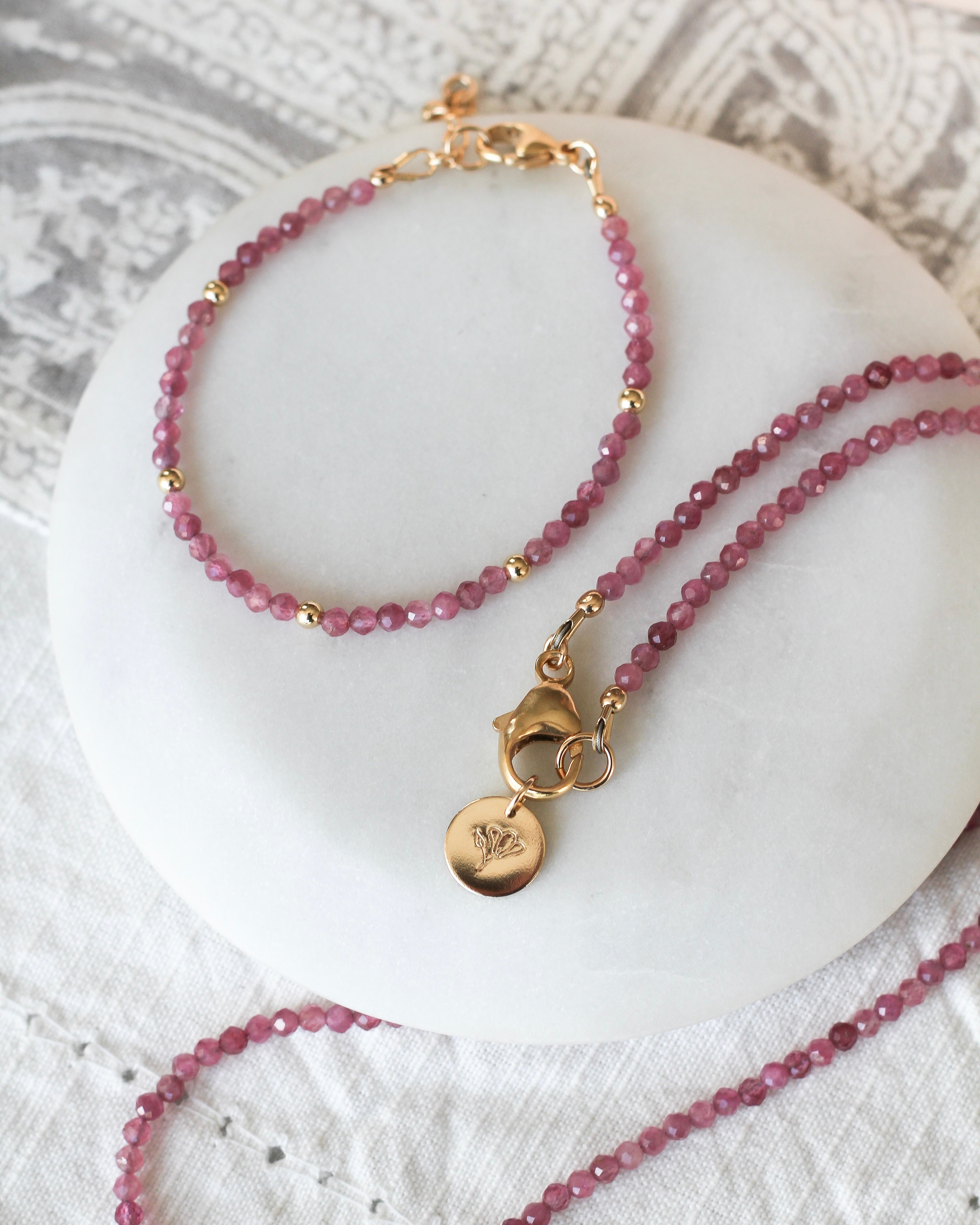 Nurture Intention Bracelet | Pink Tourmaline