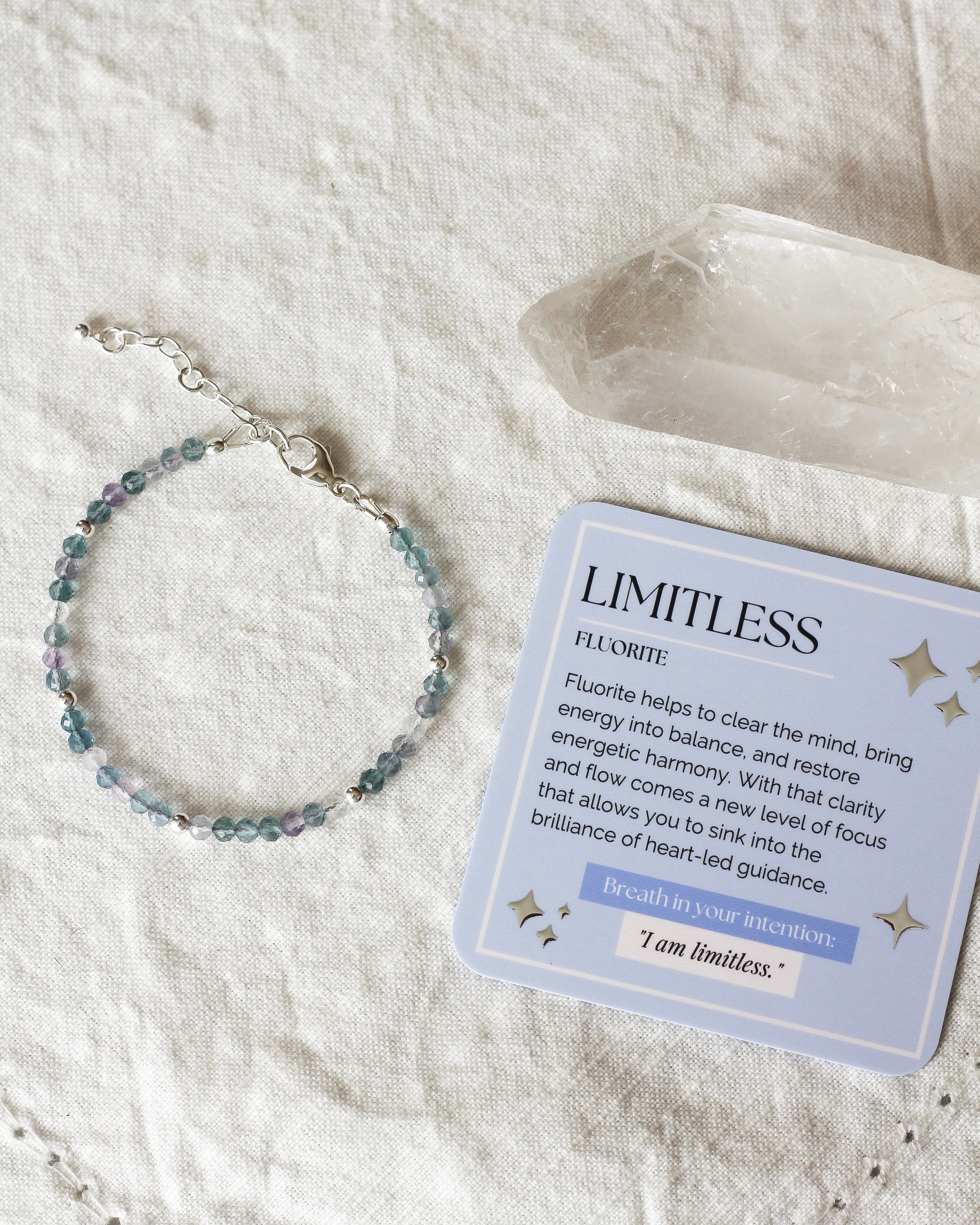 Limitless Intention Bracelet | Fluorite