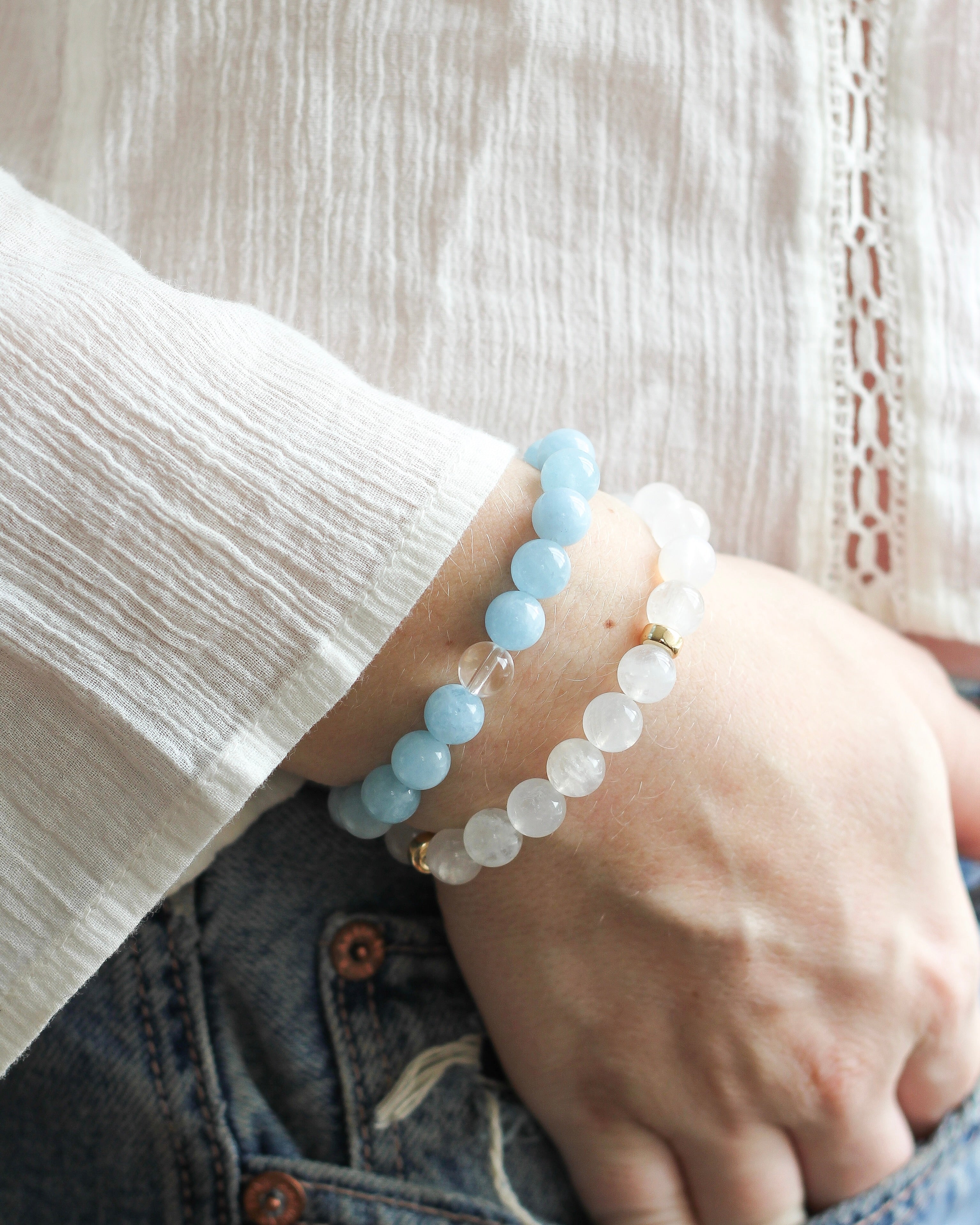 Tranquility Aura Bracelet | Aquamarine