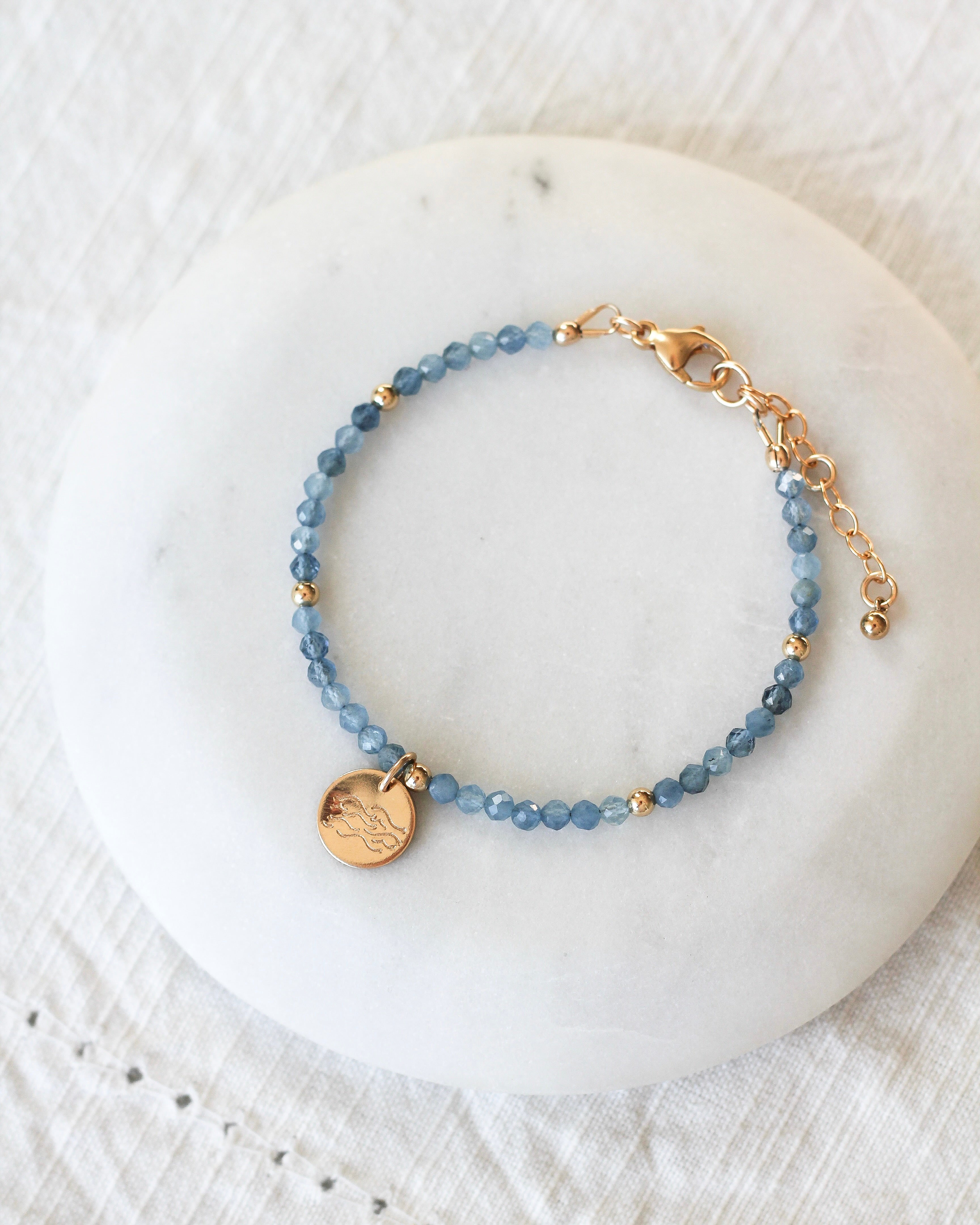 Tranquility Intention Bracelet | Aquamarine