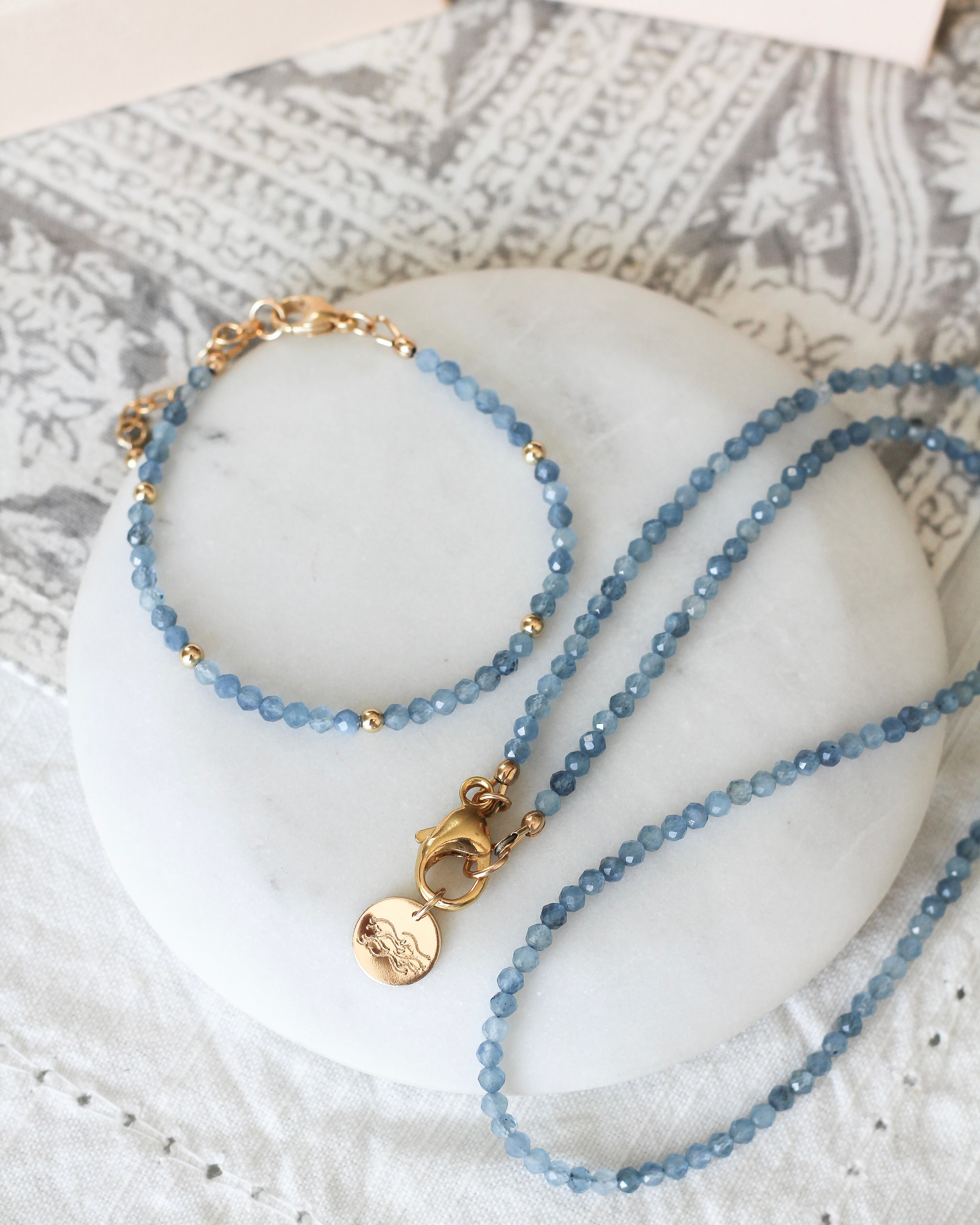 Tranquility Intention Necklace  | Aquamarine