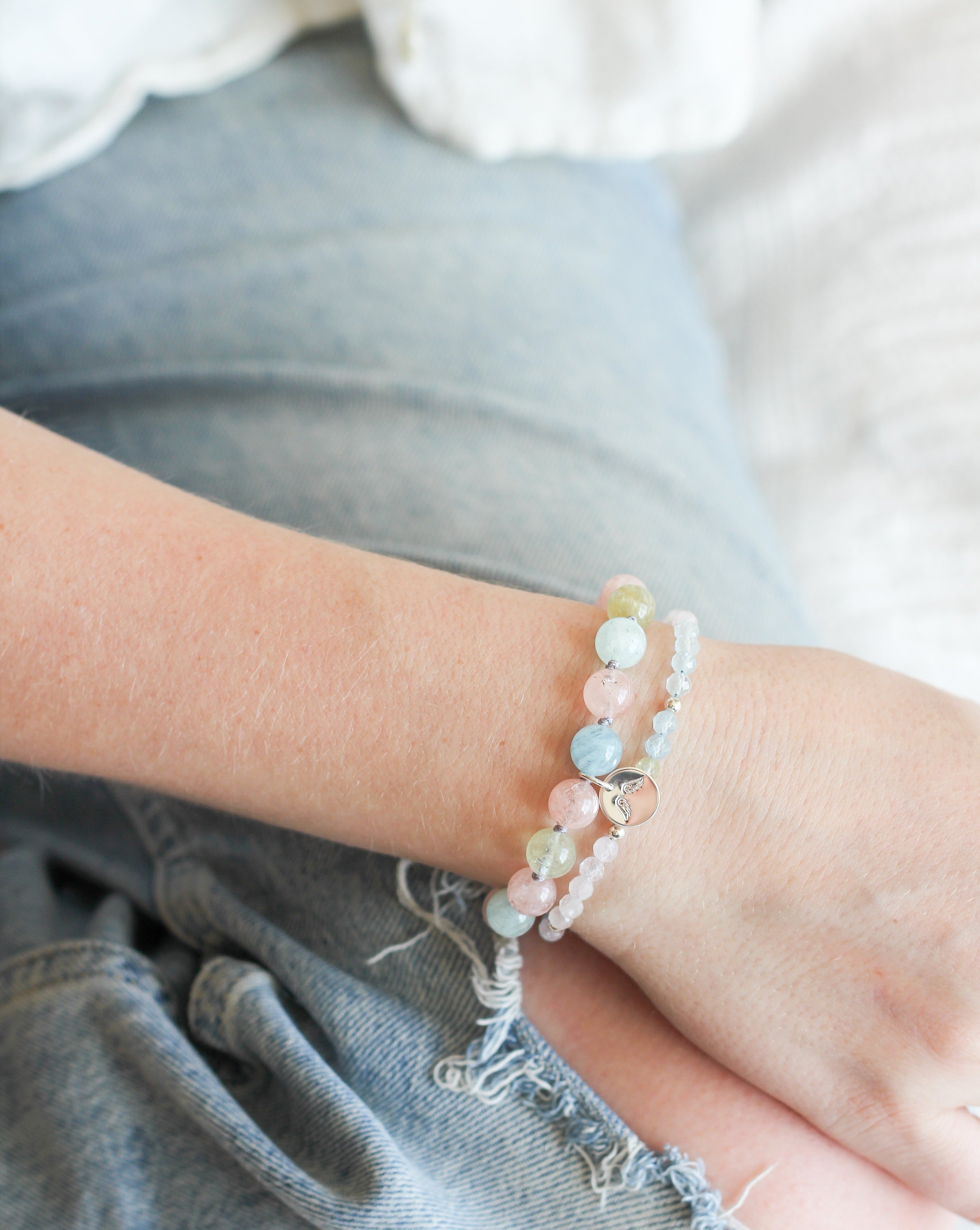 beryl mala bracelet