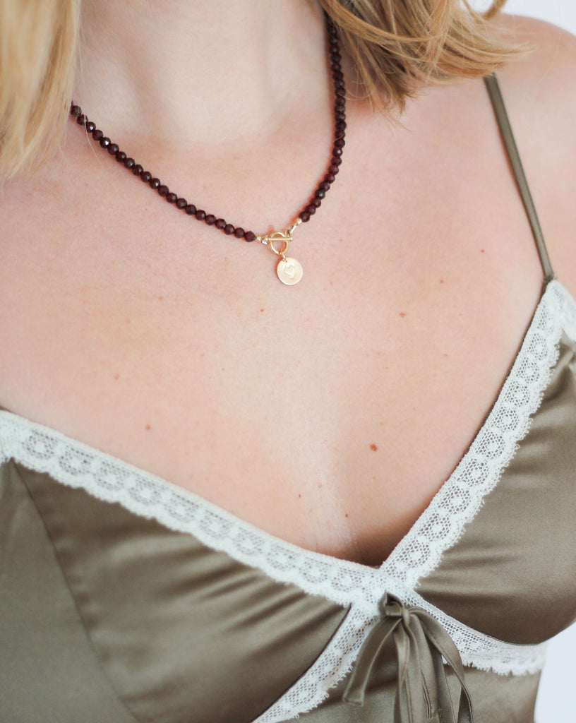 Garnet Intention Necklace