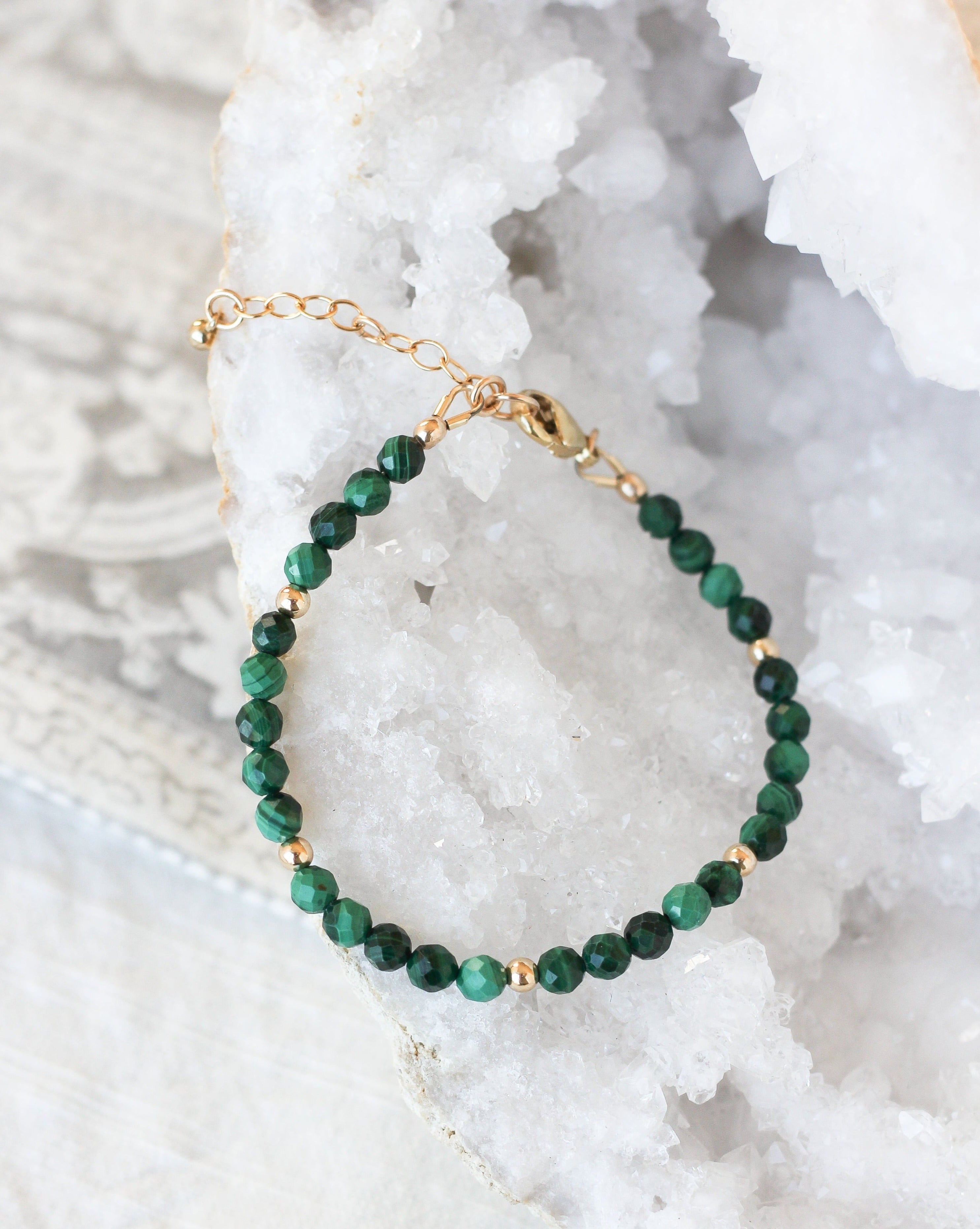 malachite intention bracelet