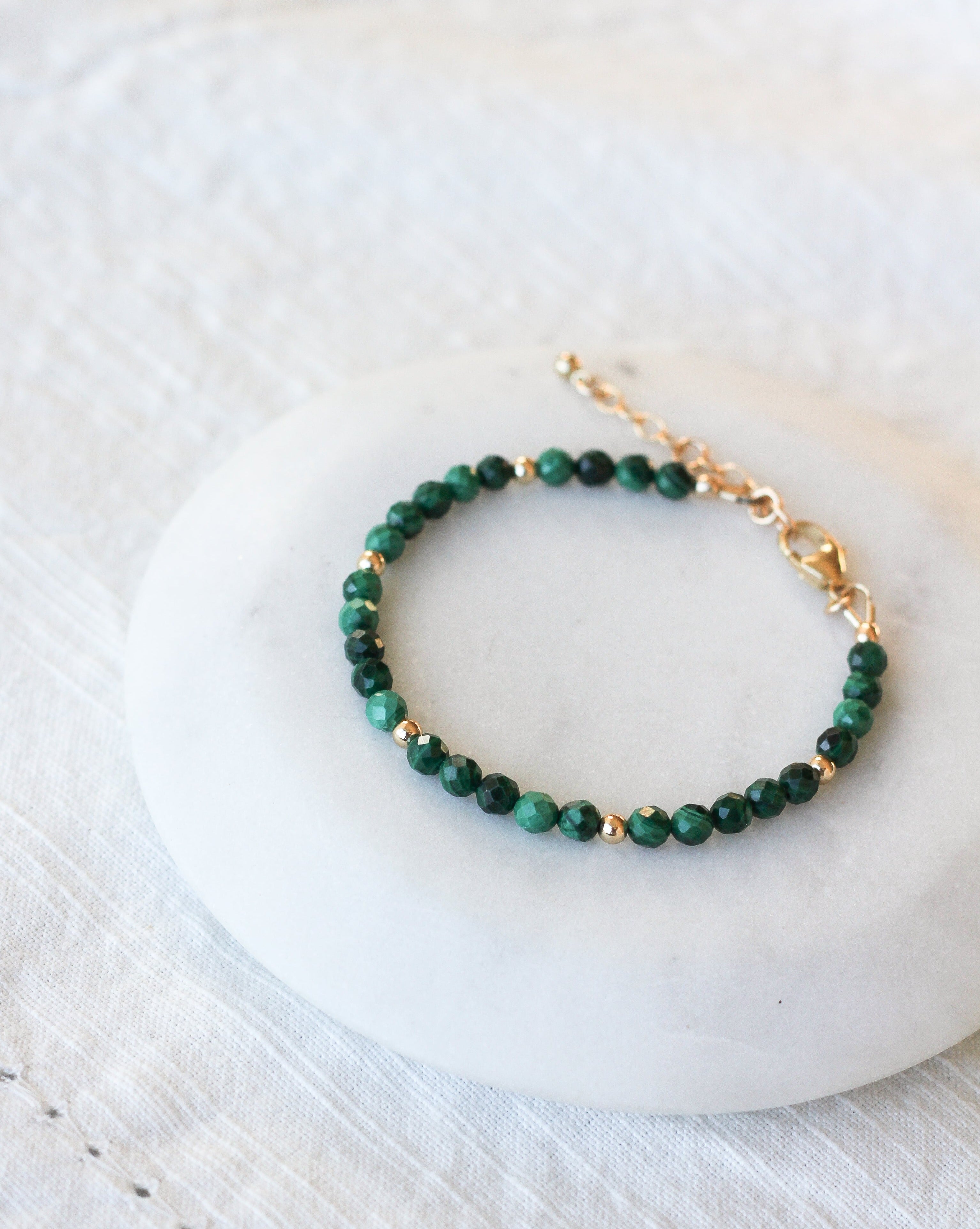 malachite intention bracelet