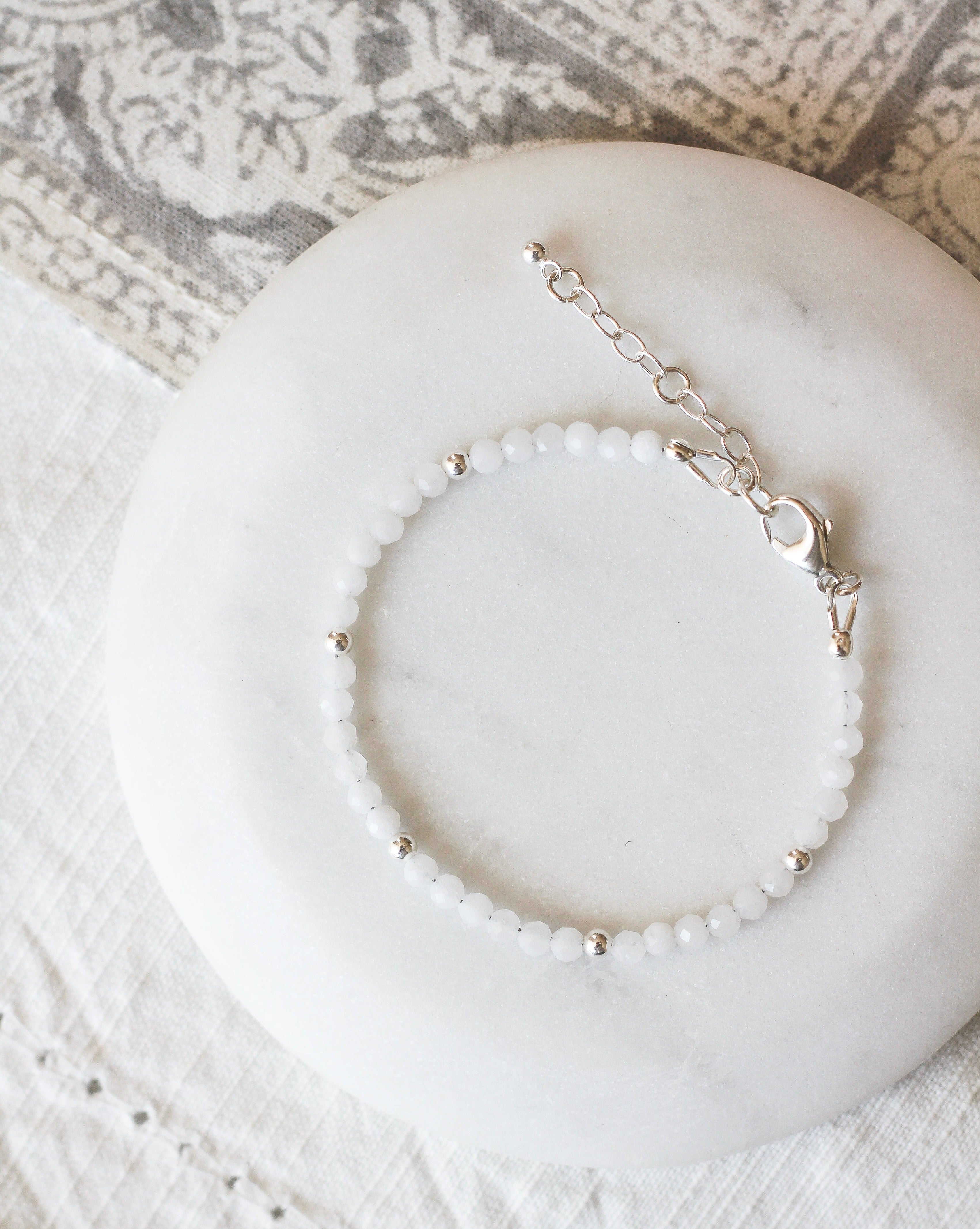 quartz intention bracelet