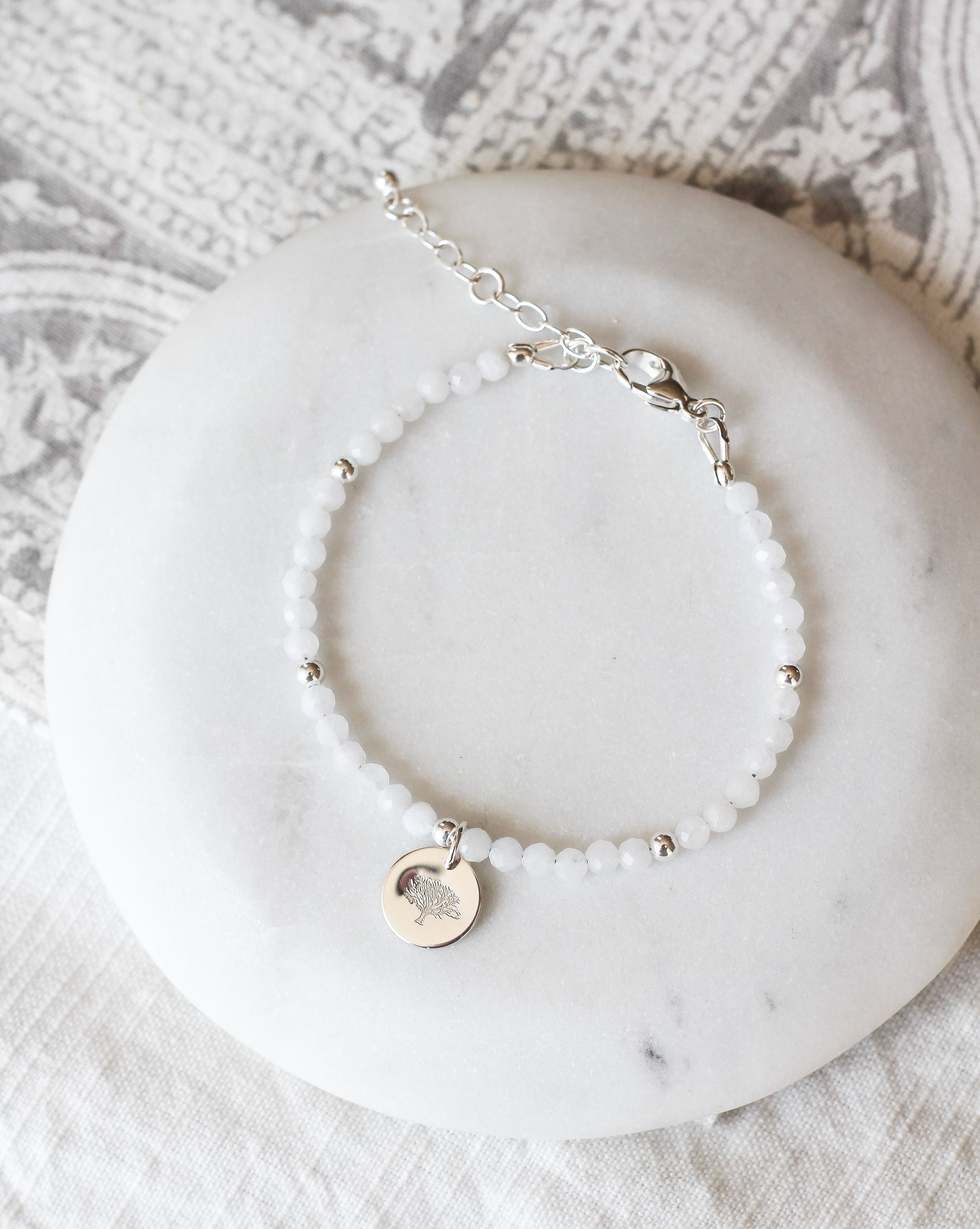 quartz intention bracelet