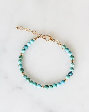 turquoise intention bracelet