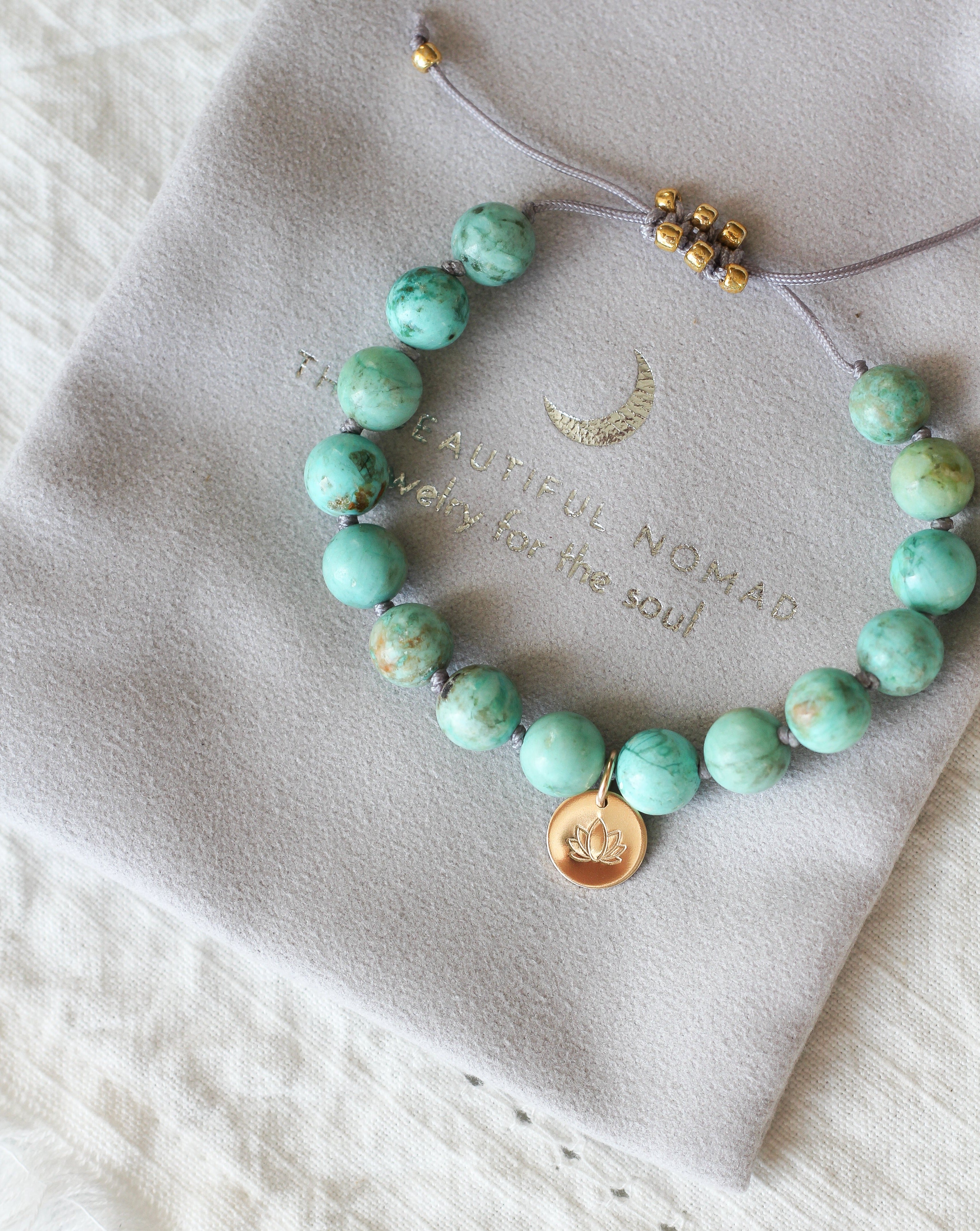 turquoise mala beads bracelet