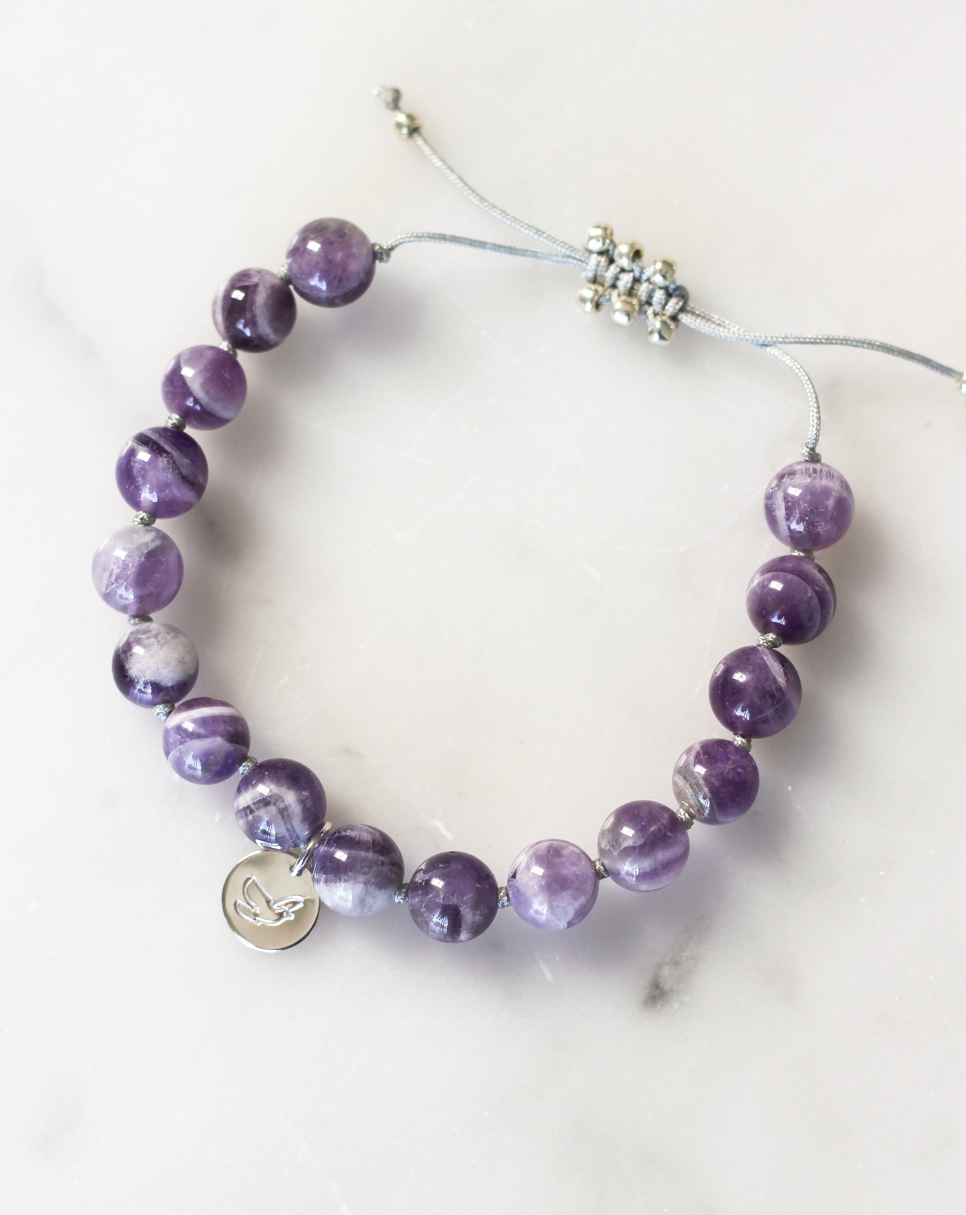 Amethyst Mala Bracelet