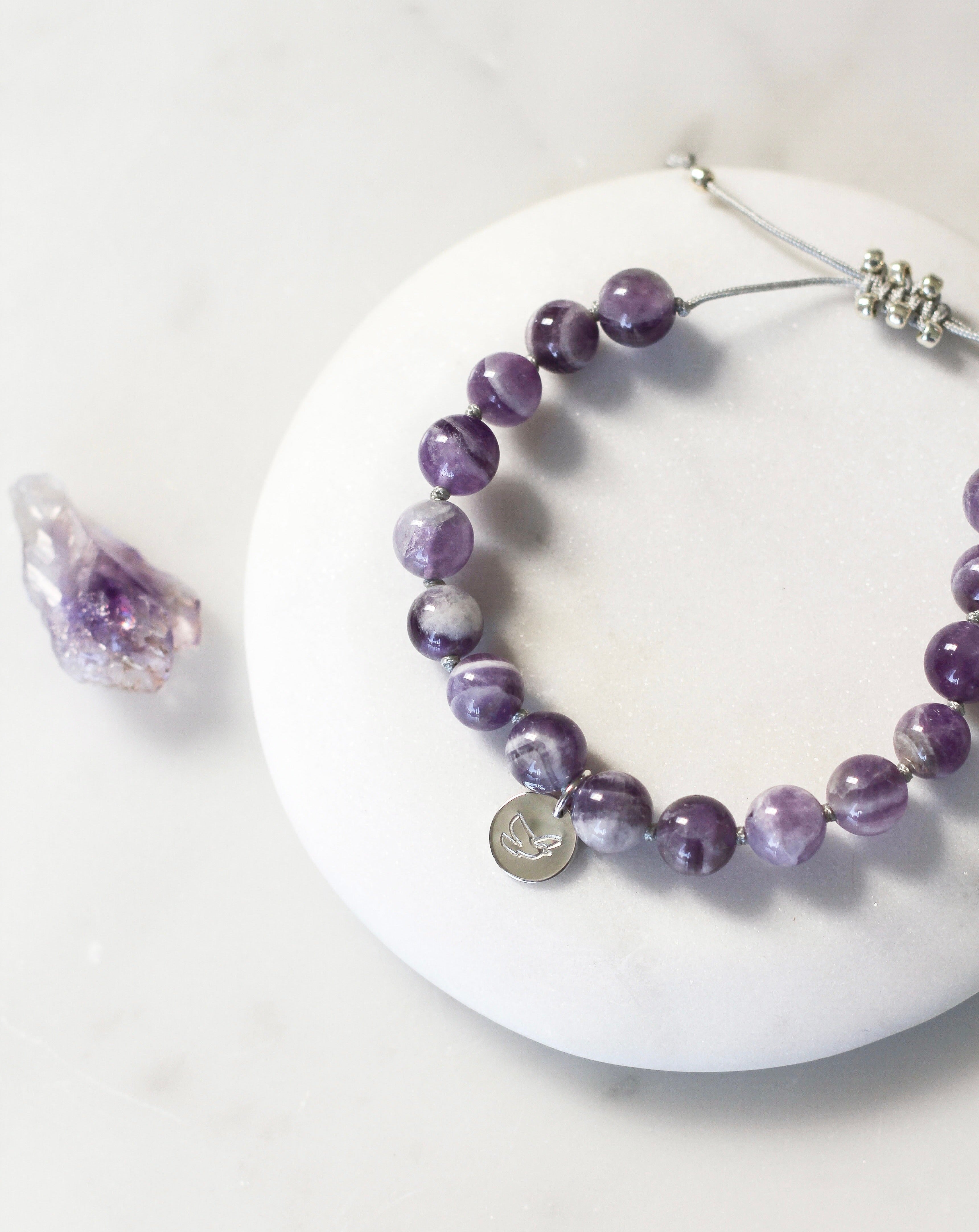 Amethyst Mala Bracelet